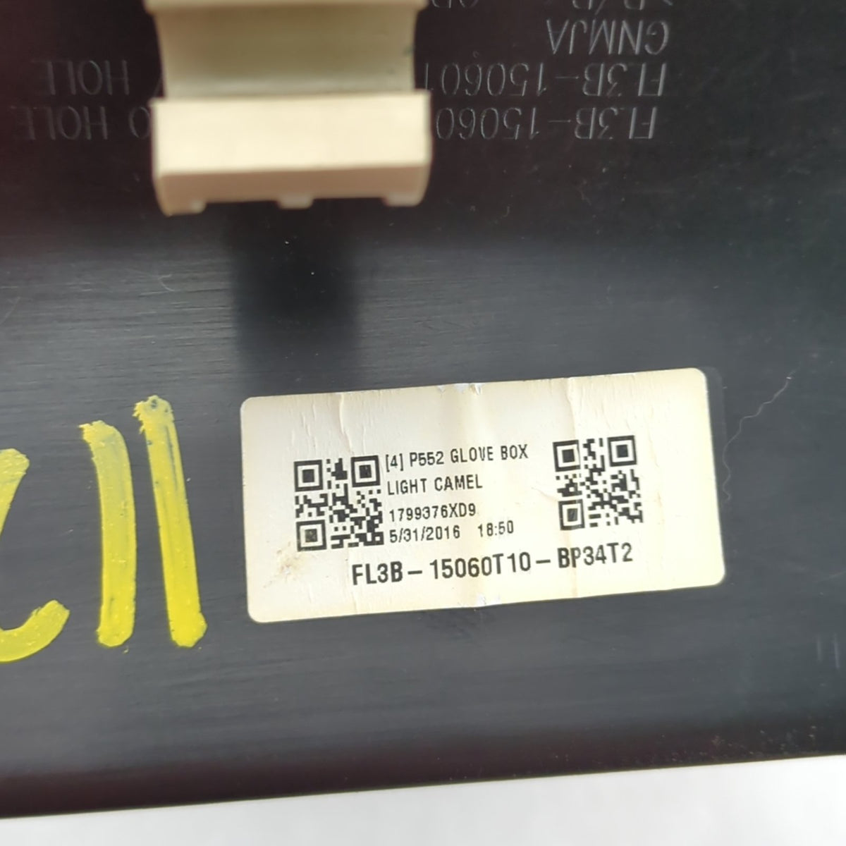 2015 2016 2017 2018 2019 2020 Ford F150 Glove Box Compartment Door Lid Tan