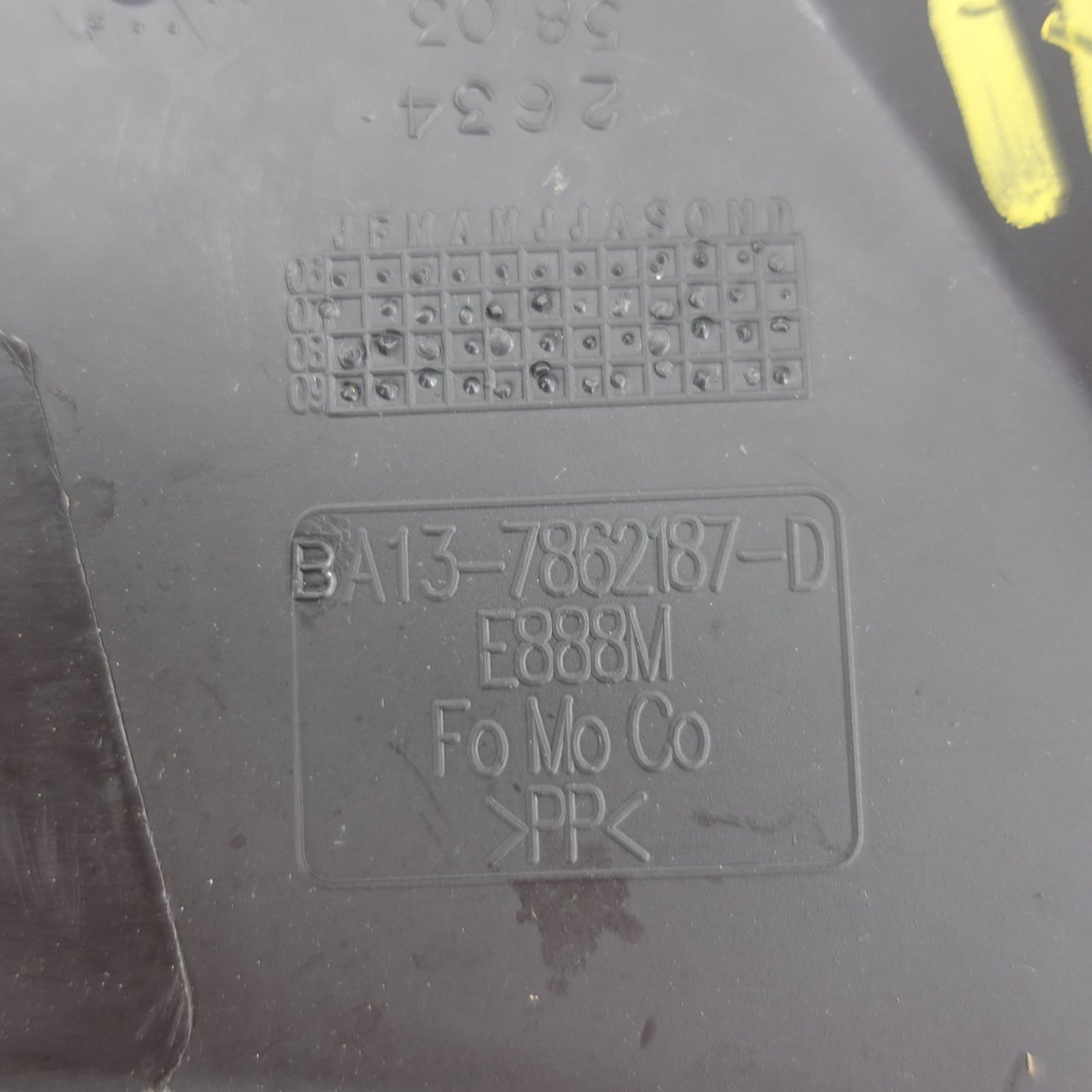 2013 2014 Ford Edge Driver Left Front Seat Trim Bezel Surround Plastic Black
