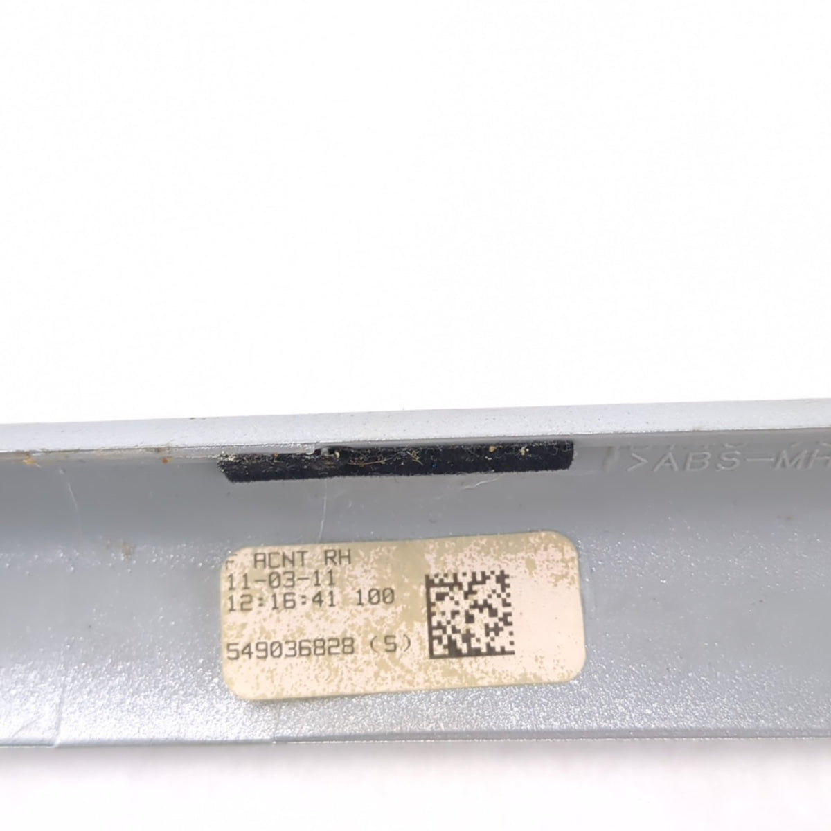 2011 2012 2013 Ford Edge Passenger Right Dash Radio Bezel Trim Silver Trim