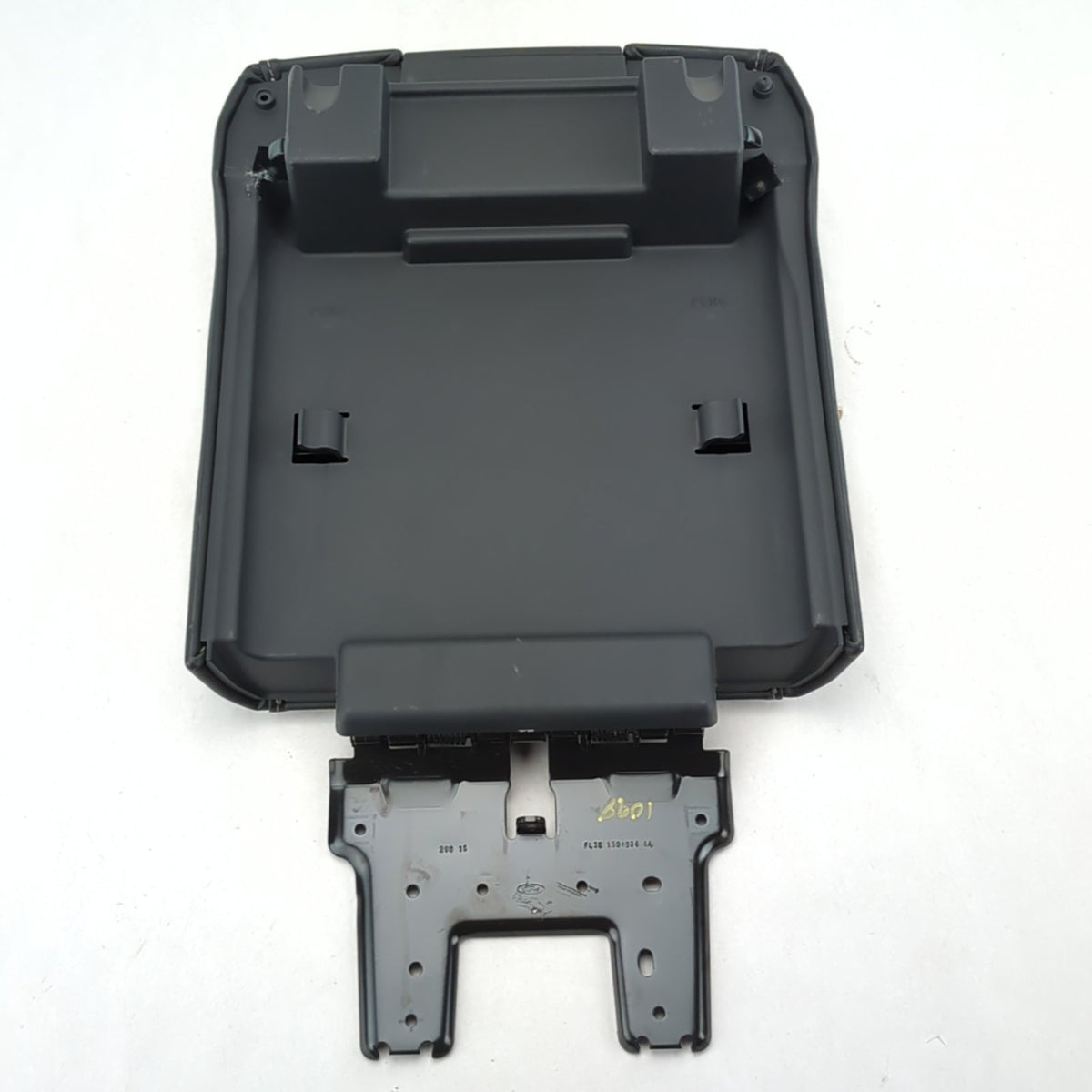 2015 2016 2017 Ford F150 Center Console Lid Armrest Cover Black Leather