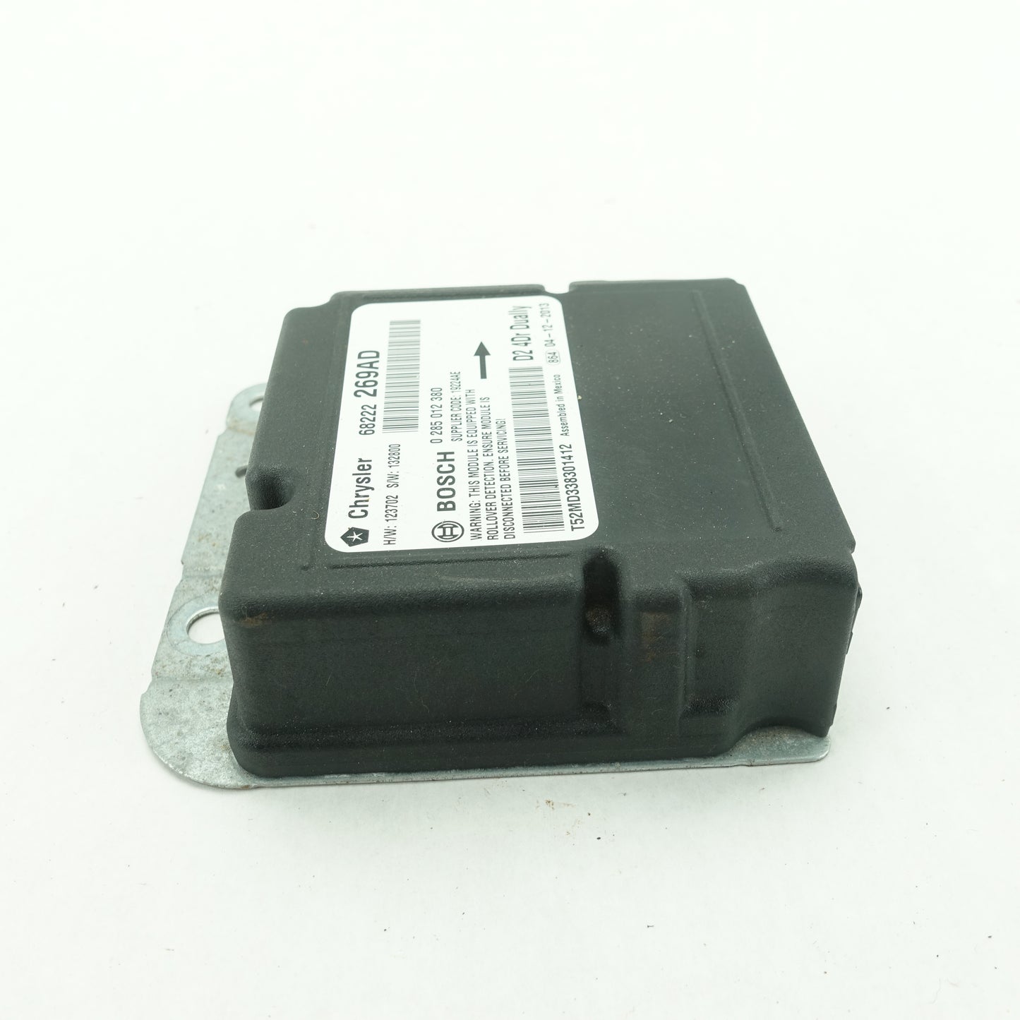 2014 2015 2016 2017 2018 Ram 3500 Crew Mega Cab Restraint Airbag Air Bag Control Module Computer