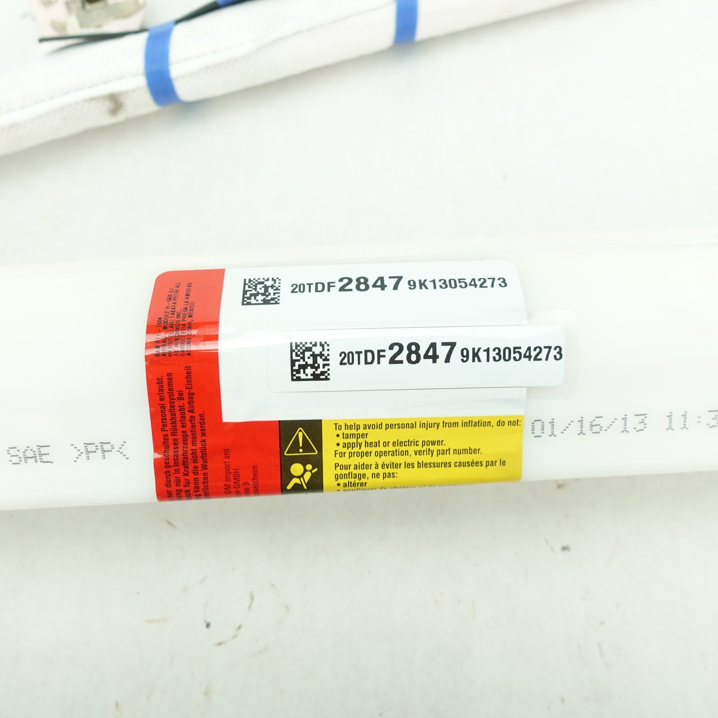 GMC Terrain Driver Left Roof Curtain Airbag Air Bag 2010 2011 2012 2013 2014 2015 2016 2017