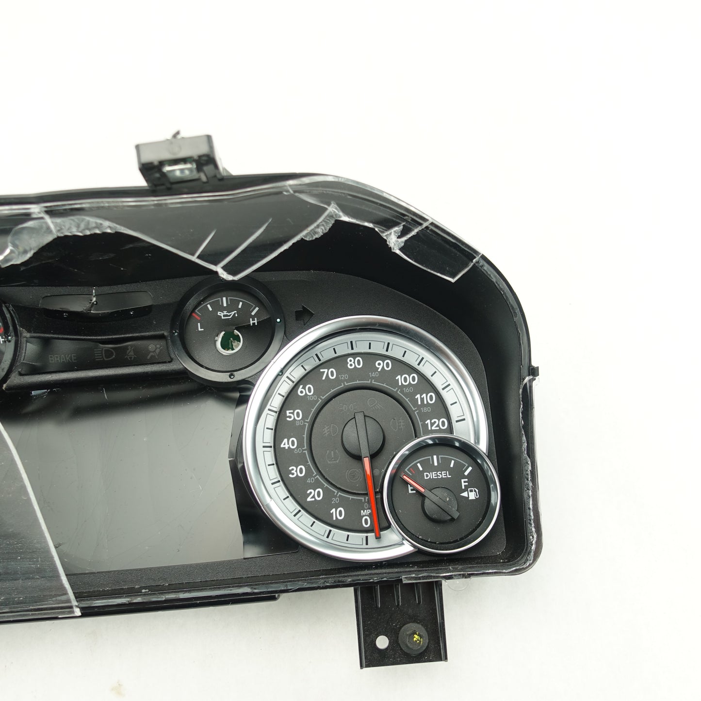 Damaged 2017 Ram 1500 3.0L Diesel Speedometer Instrument Cluster Gauge 87K Miles