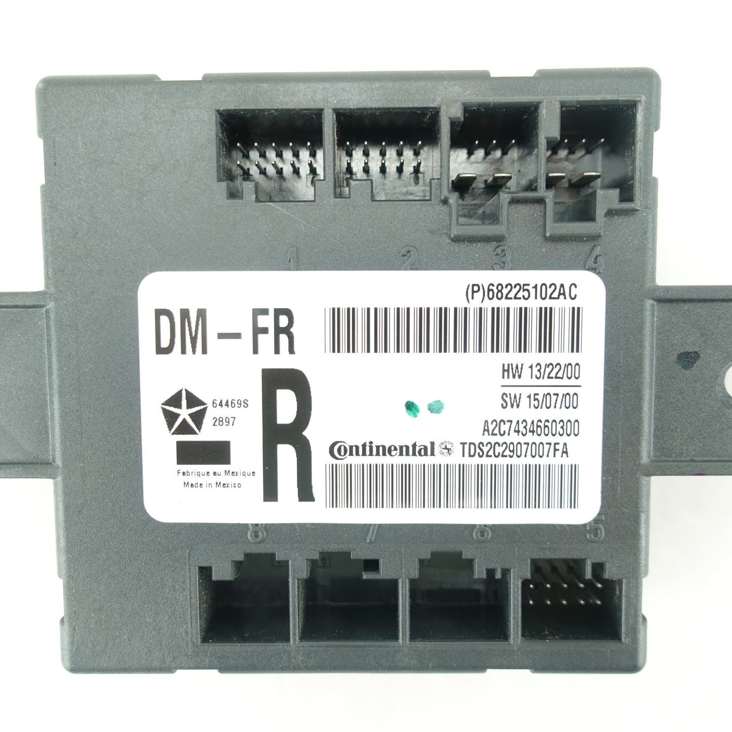 2013 2014 2015 2016 2017 2018 Ram 1500 Passenger Right Front Door Module Hub