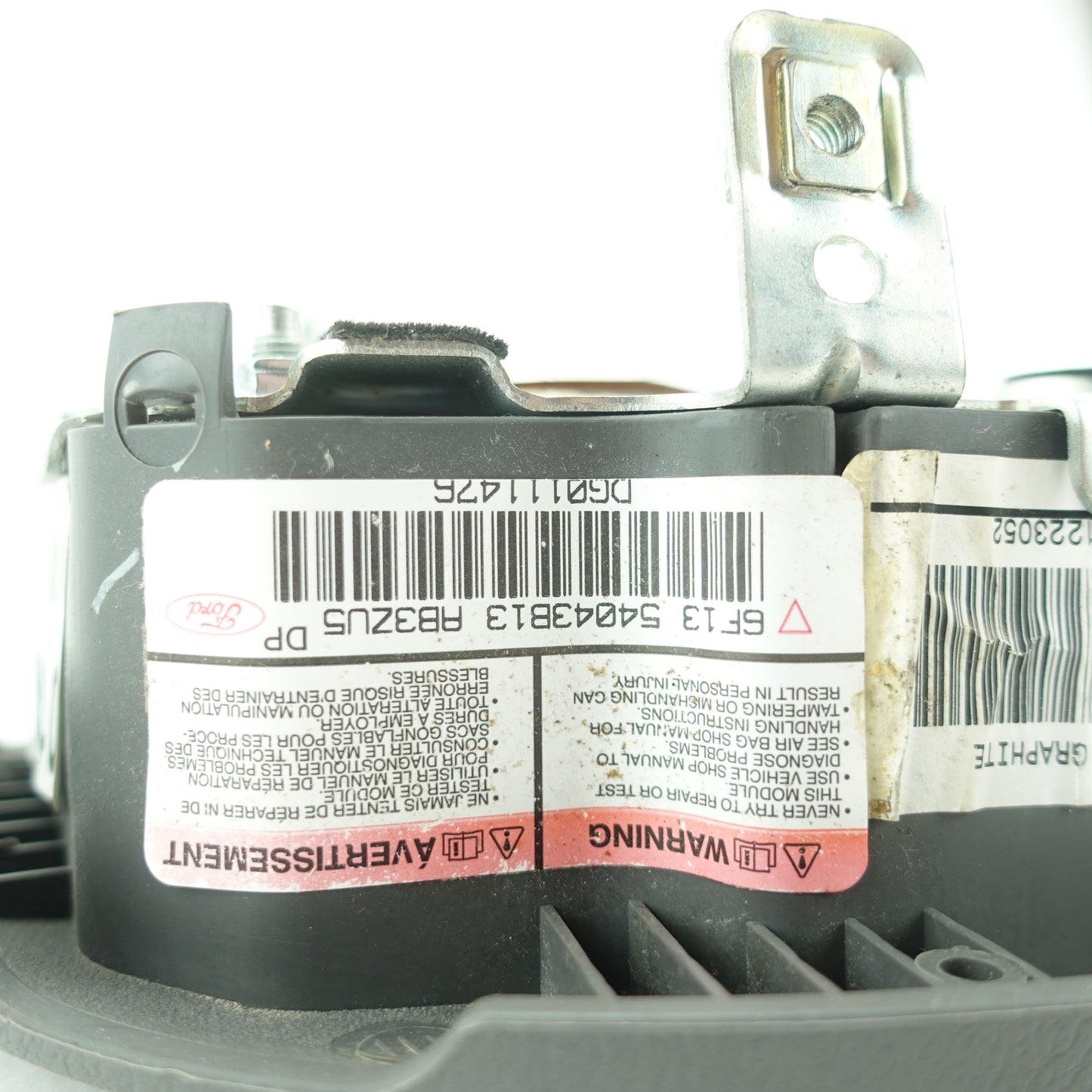 2004 2005 2006 2007 Ford Taurus Steering Wheel Airbag Air Bag Gray