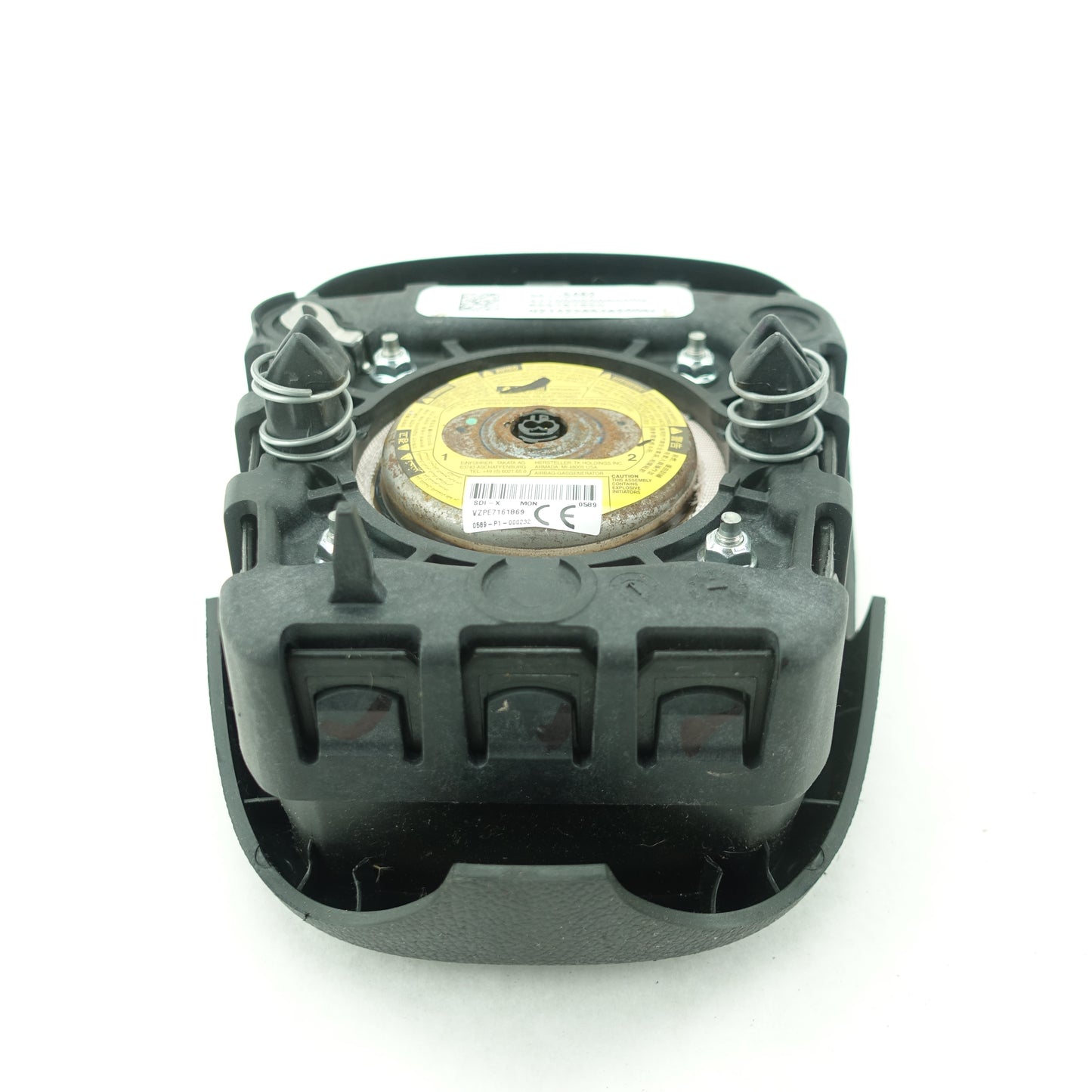 2013 2014 2015 2016 Chevy Cruze Steering Wheel Airbag Air Bag Black