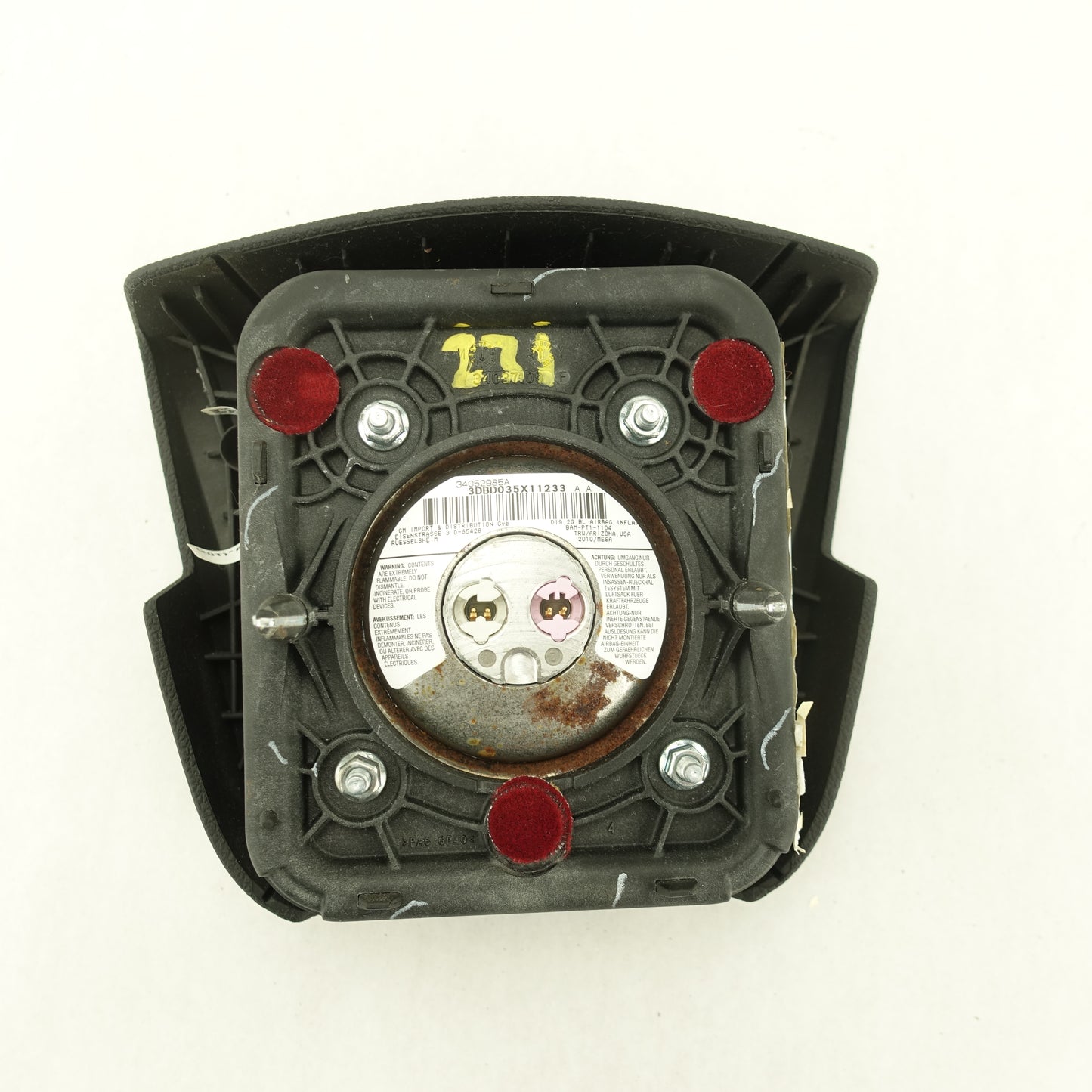 2009 2010 2011 2012 2013 2014 Cadillac CTS Driver Steering Wheel Airbag Air Bag Black