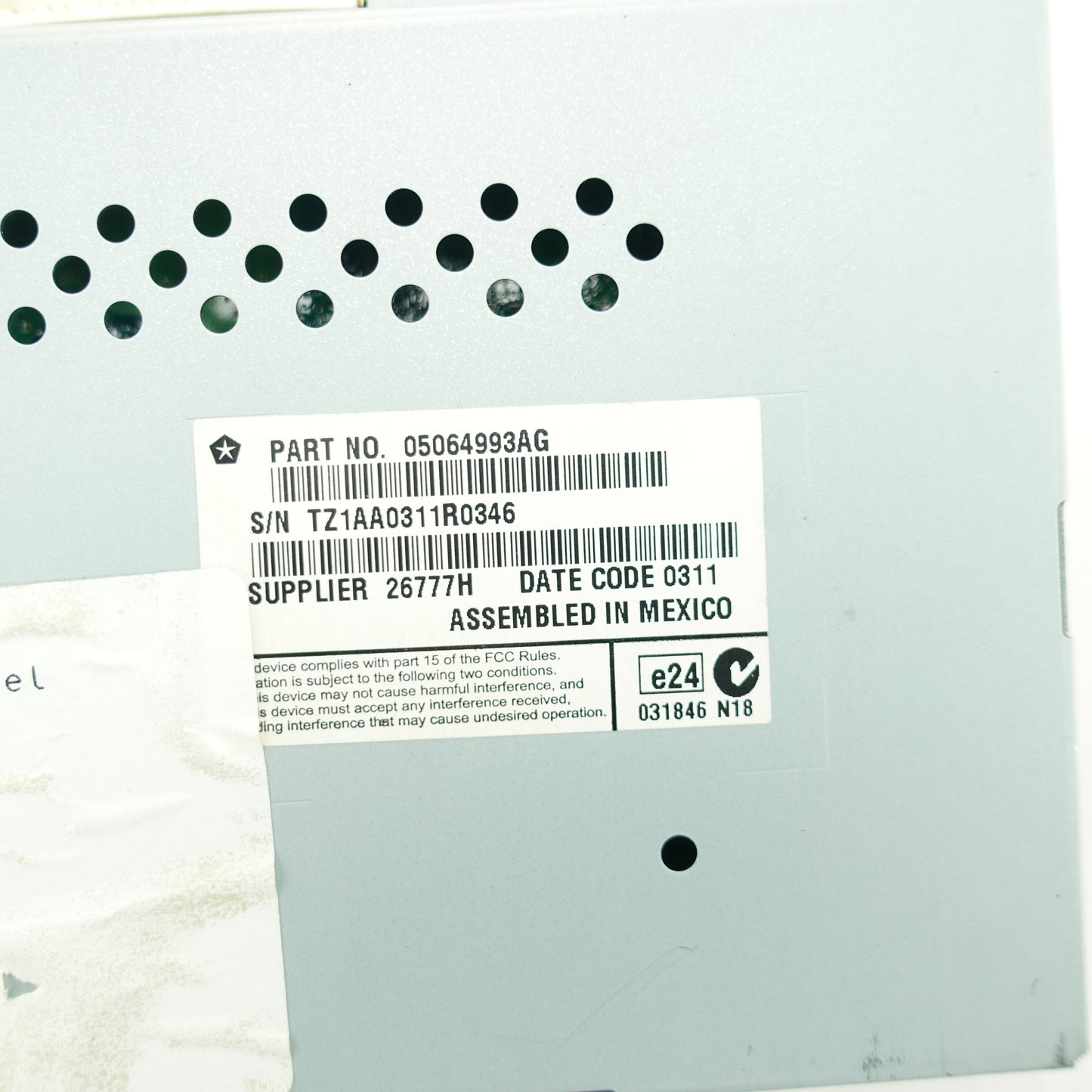 2011 2012 2013 2014 2015 2016 2017 Dodge Journey 8.4" Info Touch Screen Display