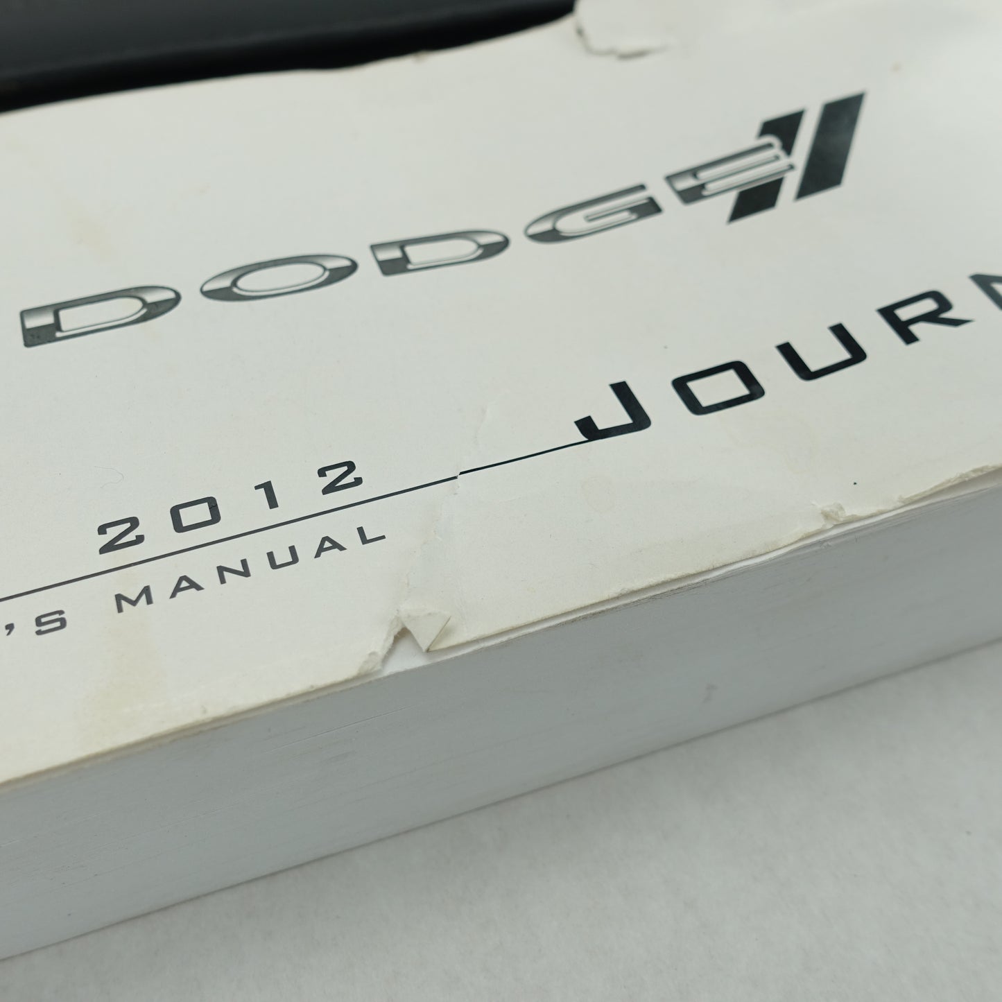 Damage 2012 Dodge Journey Owners Guide Manual Book