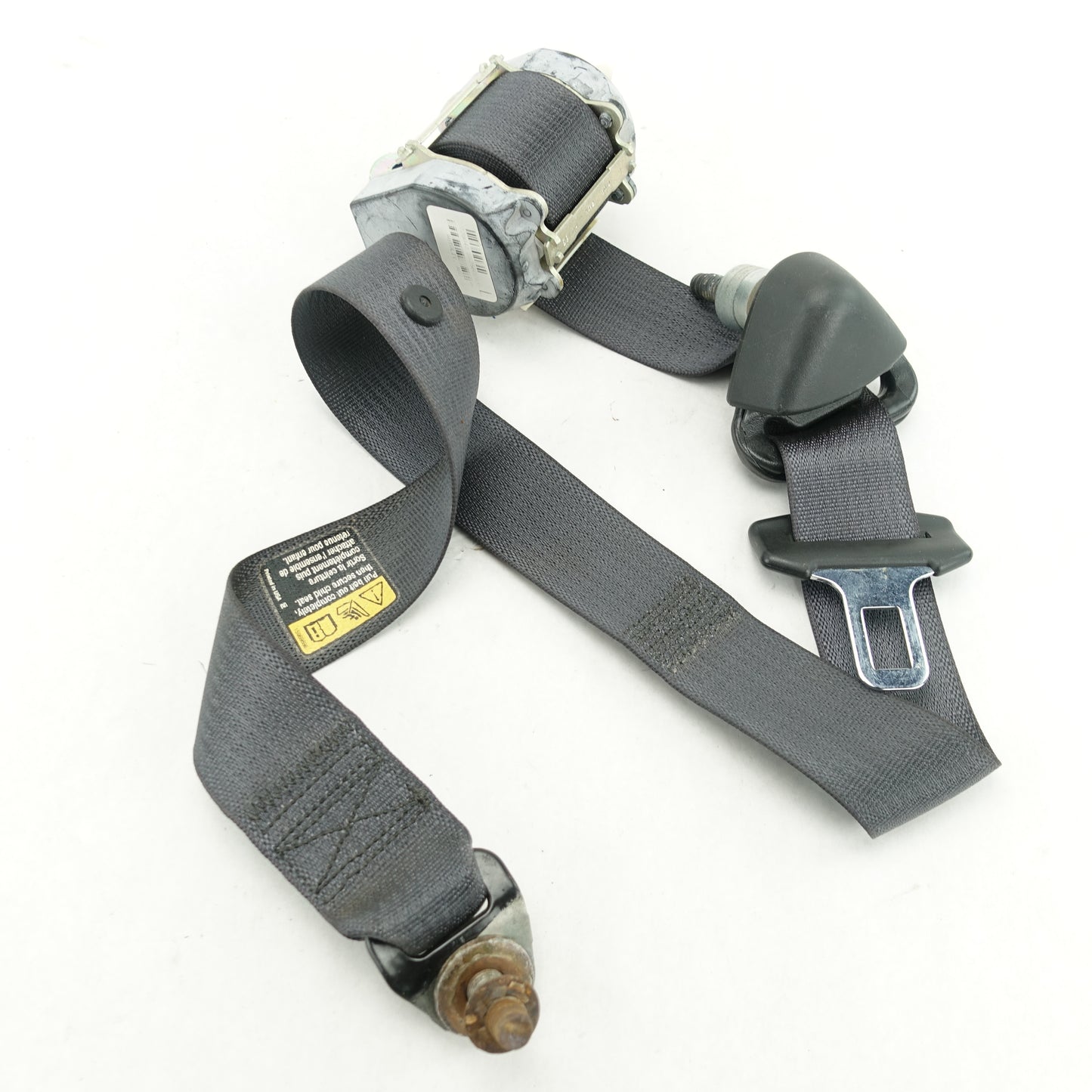 2006 2007 2008 2009 Pontiac Torrent Left Rear Seat Belt Black