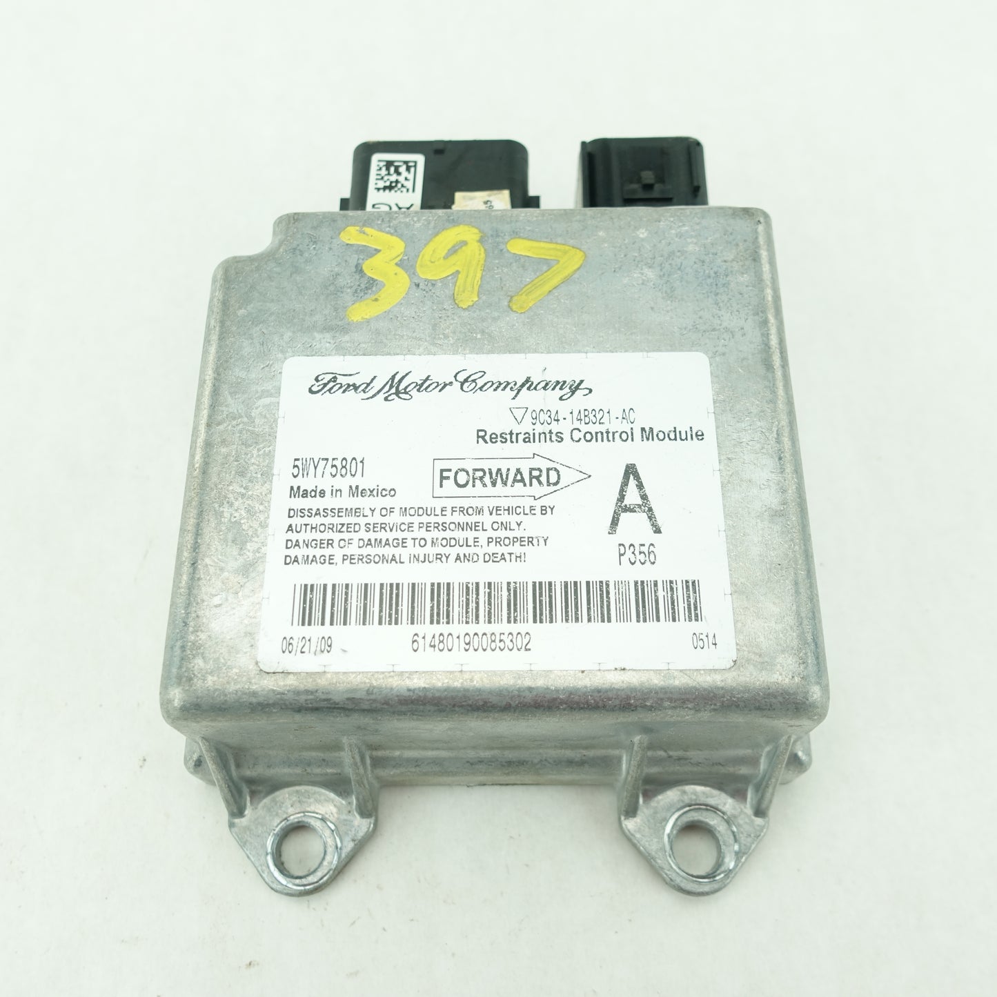 2008 2009 2010 Ford F250 F350 Air Bag Airbag Computer Control Module