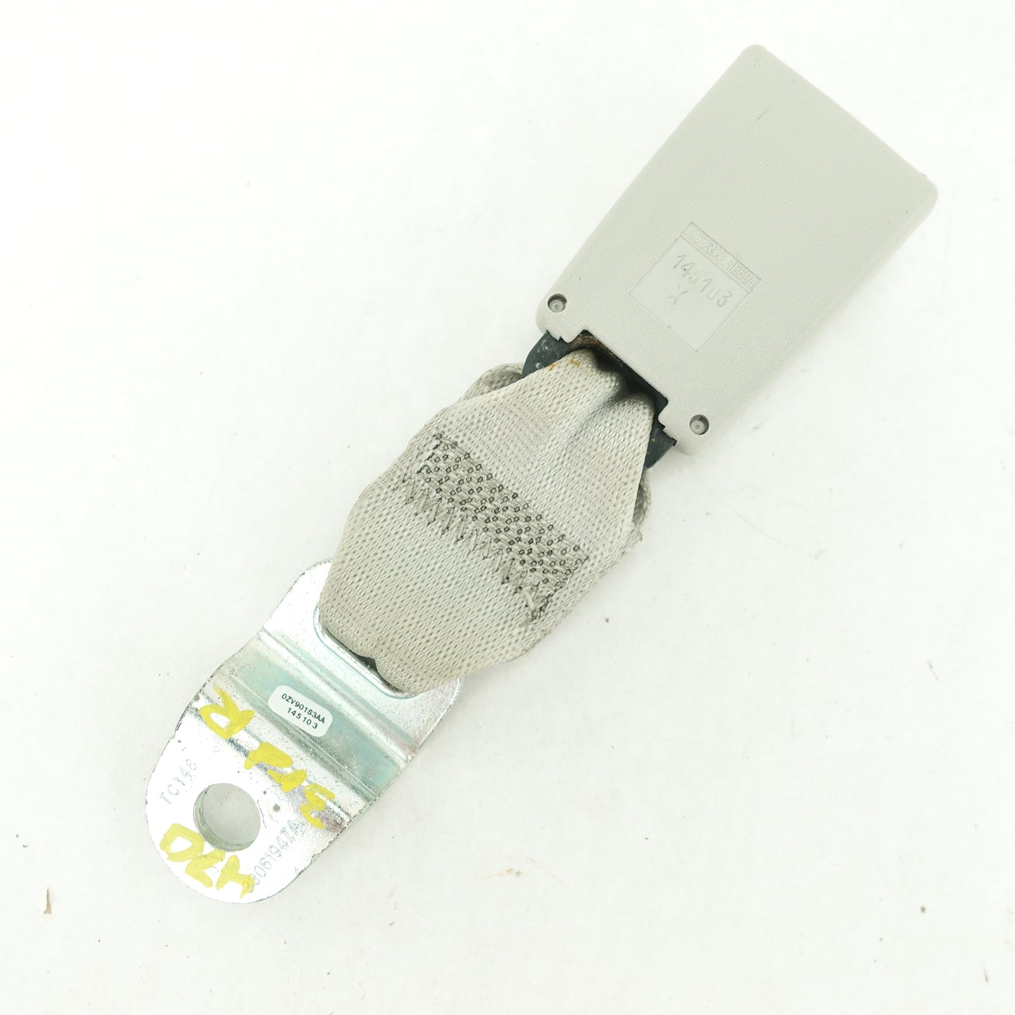 2008 2009 2010 Caravan Town & Country 3rd Row Right Rear Seat Belt Buckle Gray