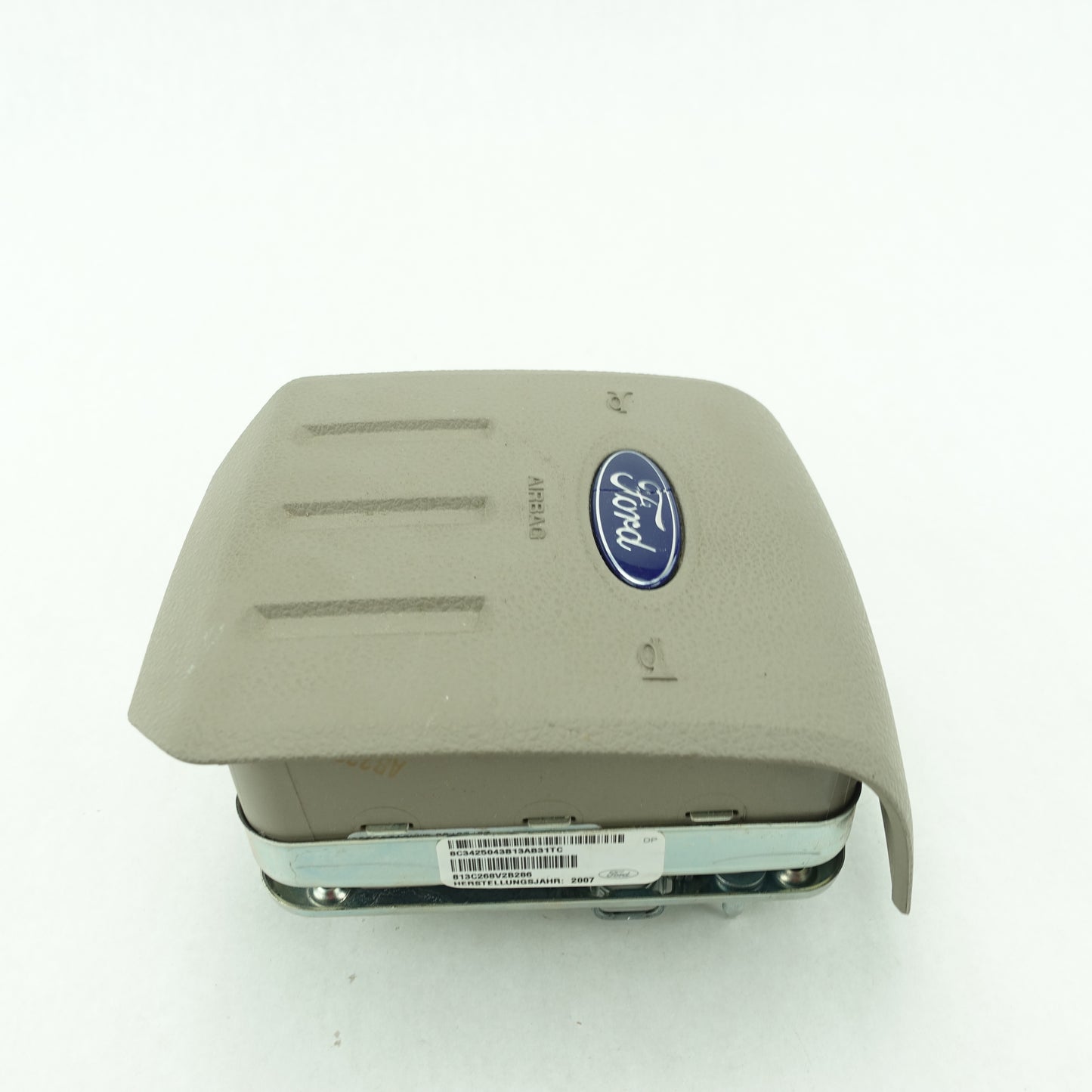 2008 2009 2010 Ford F250 F350 Driver Left Steering Wheel Airbag Air Bag (For wheels with radio and temperature control) Gray MEDIUM STONE