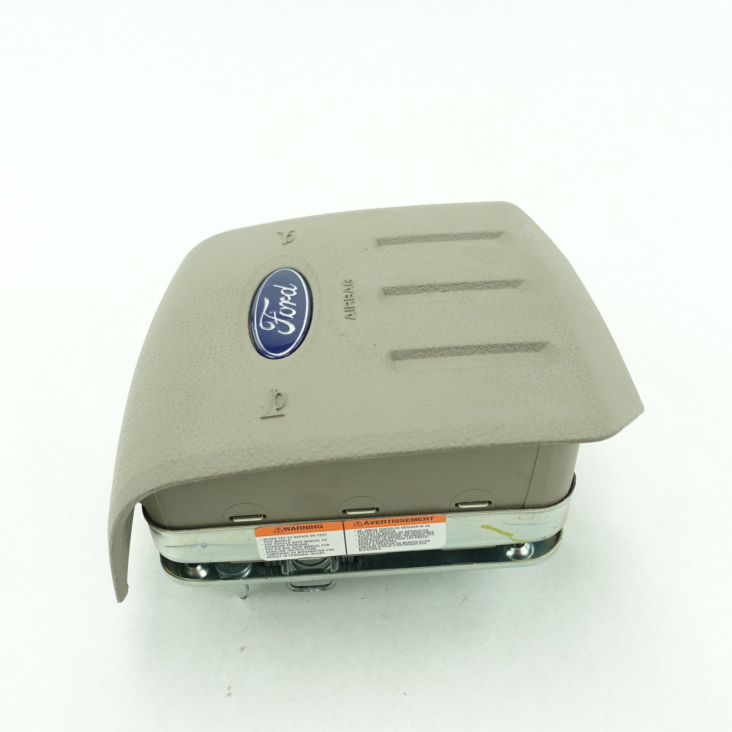 2008 2009 2010 Ford F250 F350 Driver Left Steering Wheel Airbag Air Bag (For wheels with radio and temperature control) Gray MEDIUM STONE