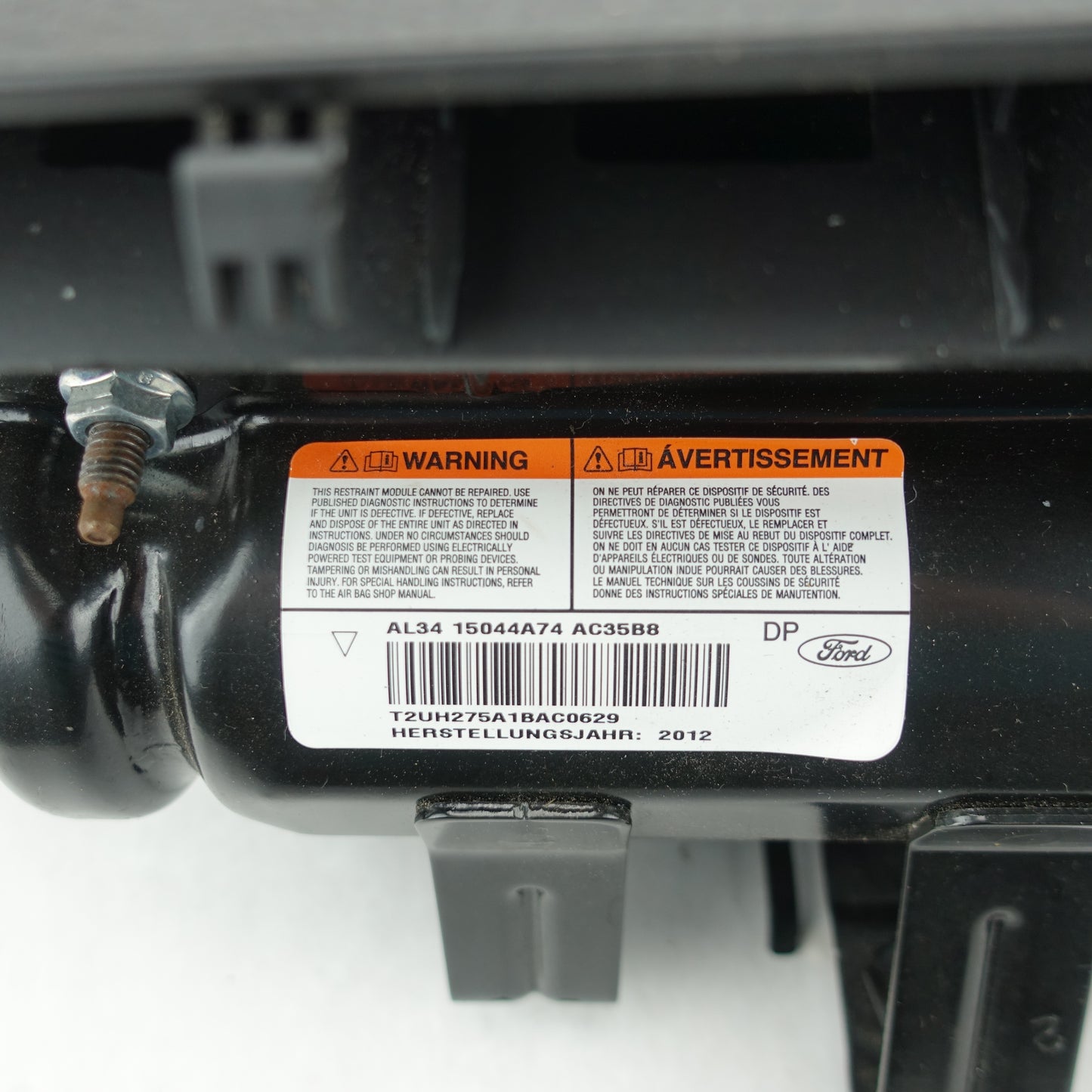 2009 2010 2011 2012 2013 2014 Ford F150 Passenger Right Dash Airbag Air Bag Black