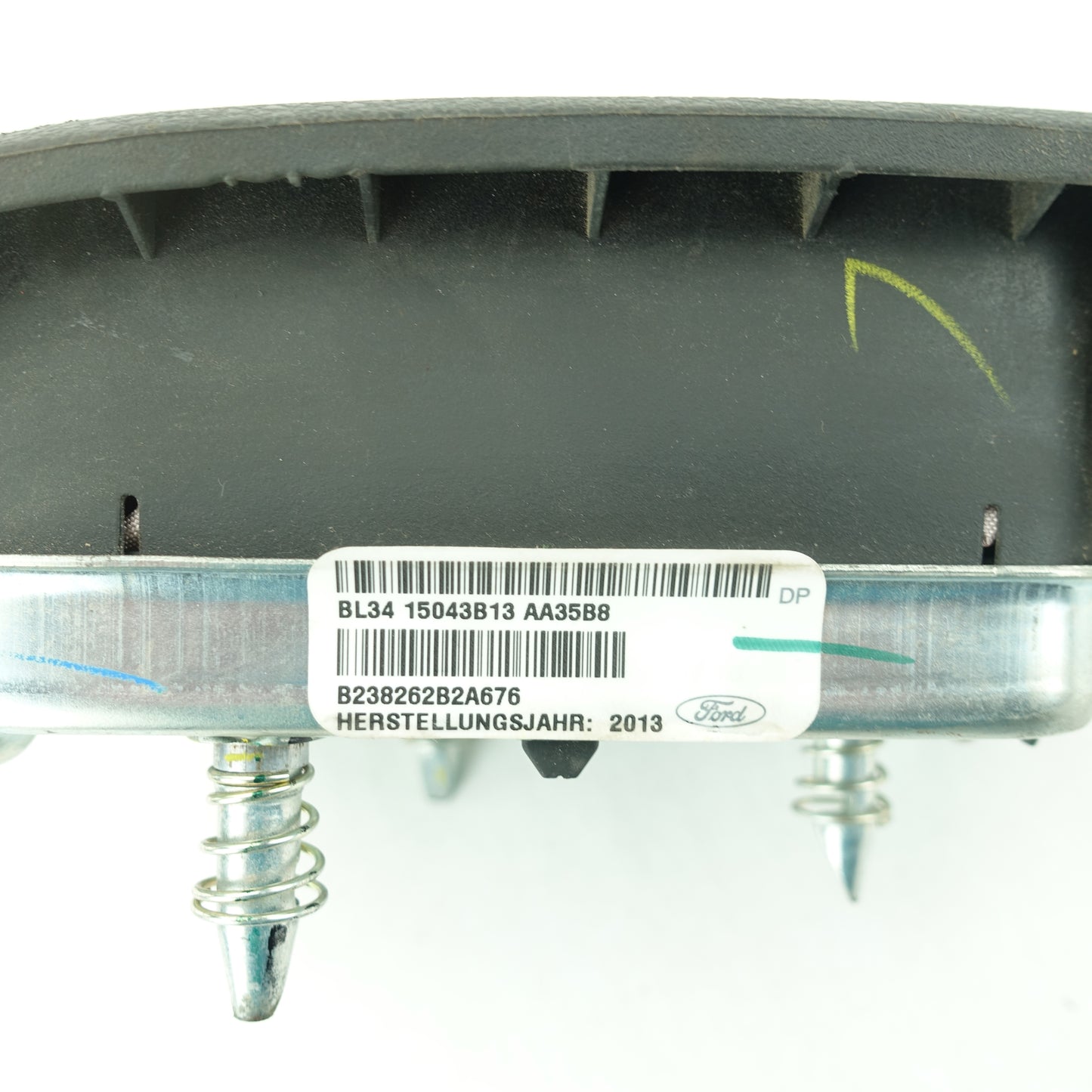2009 2010 2011 2012 2013 2014 Ford F150 Steering Wheel Airbag Air Bag Black