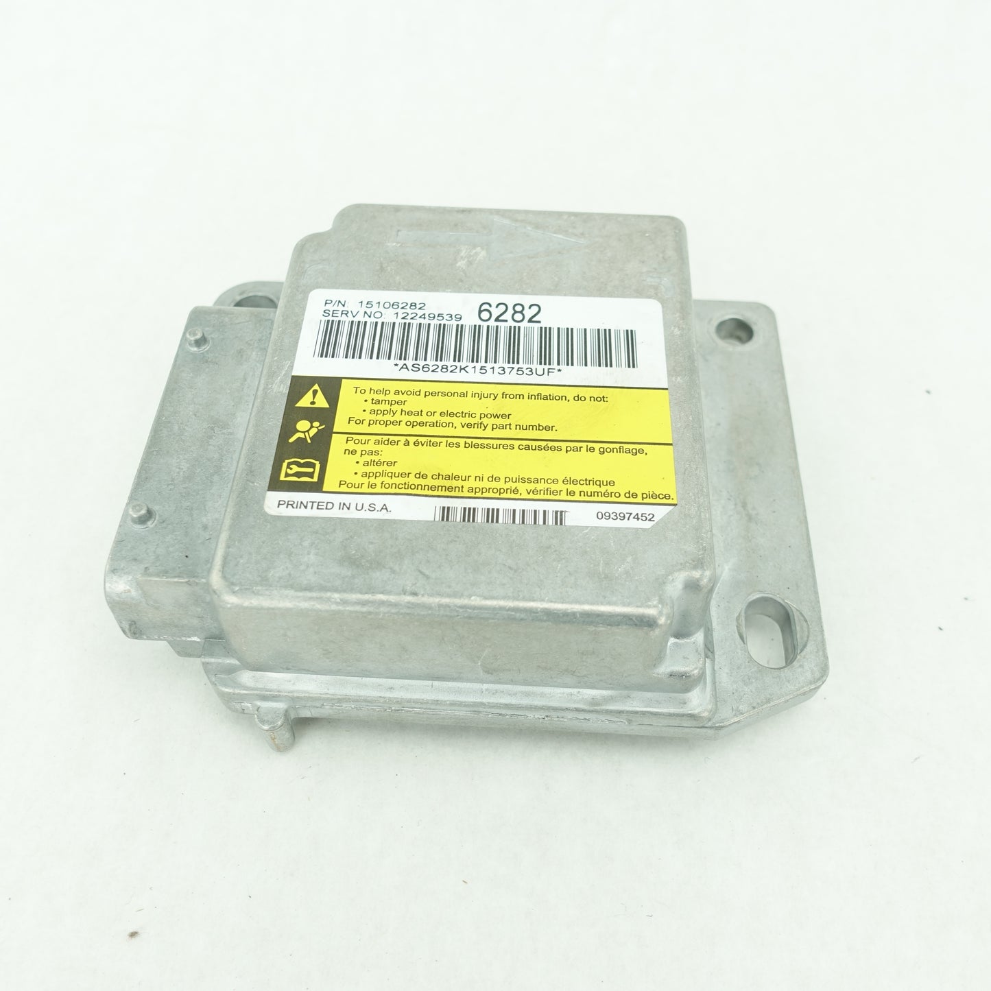 2005 Canyon Colorado Extended or Crew Cab Airbag Restraints Control Module Computer