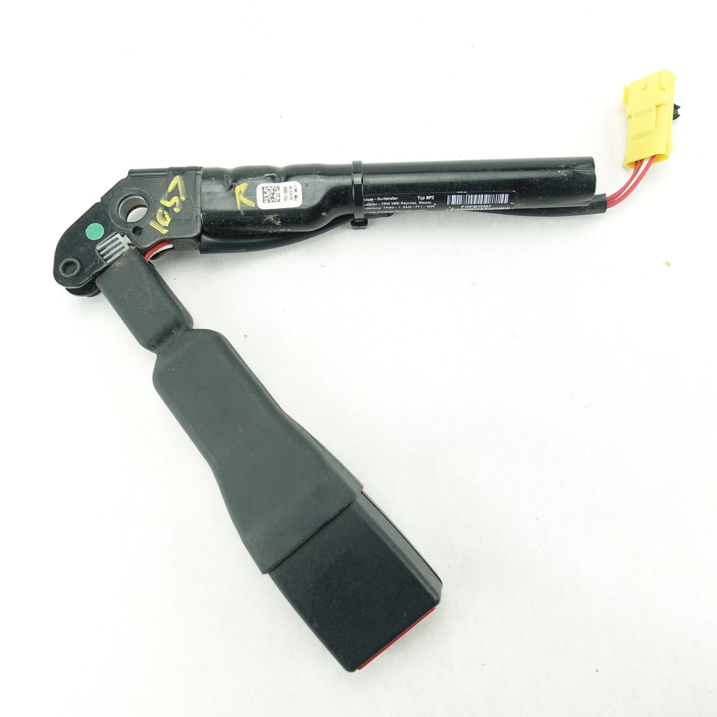 2011 2012 13 Caravan Town & Country Passenger Right Front Seat Belt Buckle Black