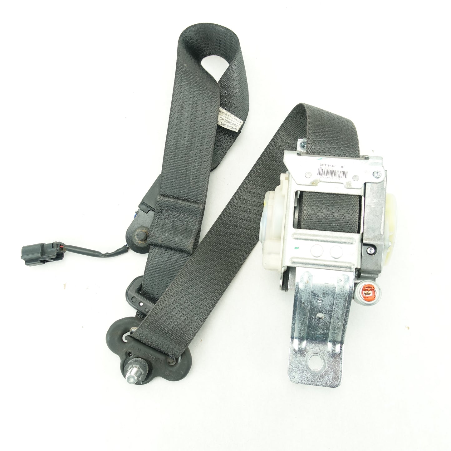 2009 2010 2011 2012 13 Ford F150 Crew Cab Passenger Right Front Seat Belt Black