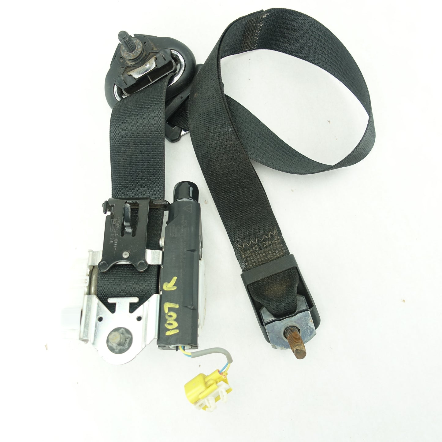 2008 2009 2010 Ford F250 F350 Crew Cab Passenger Right Front Seat Belt Black