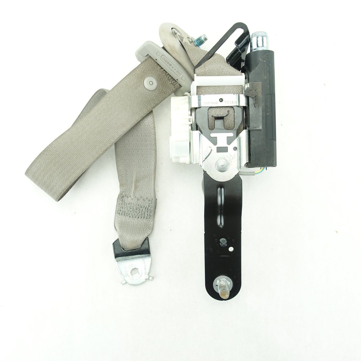 2008 Silverado Sierra 2500 3500 Crew Cab Passenger Right Front Seat Belt Gray