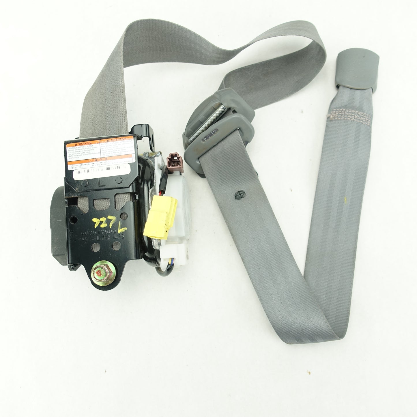 2004 2005 2006 2007 2008 Acura TL Driver Left Front Seat Belt Gray