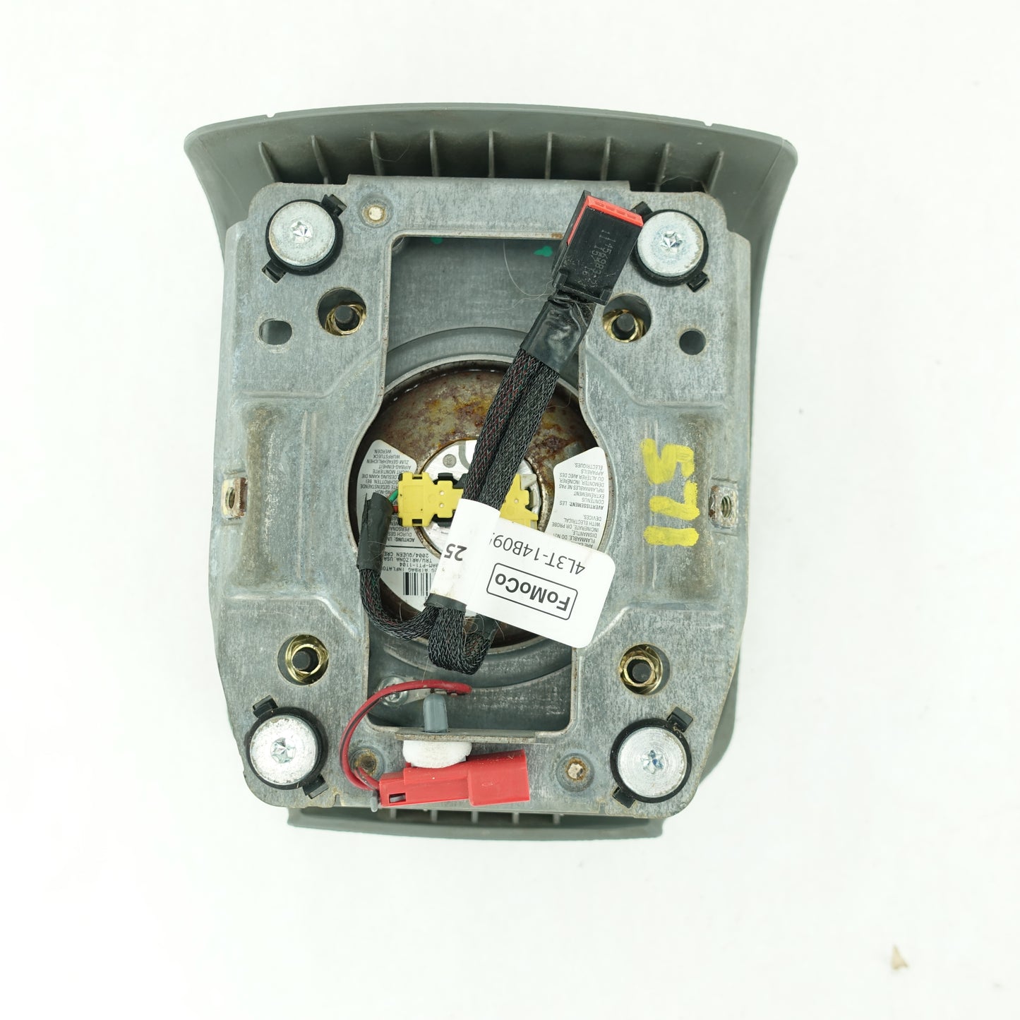 Damage Ford F150 F-150 Steering Wheel Airbag Air Bag Gray 2004 2005 2006 2007 2008