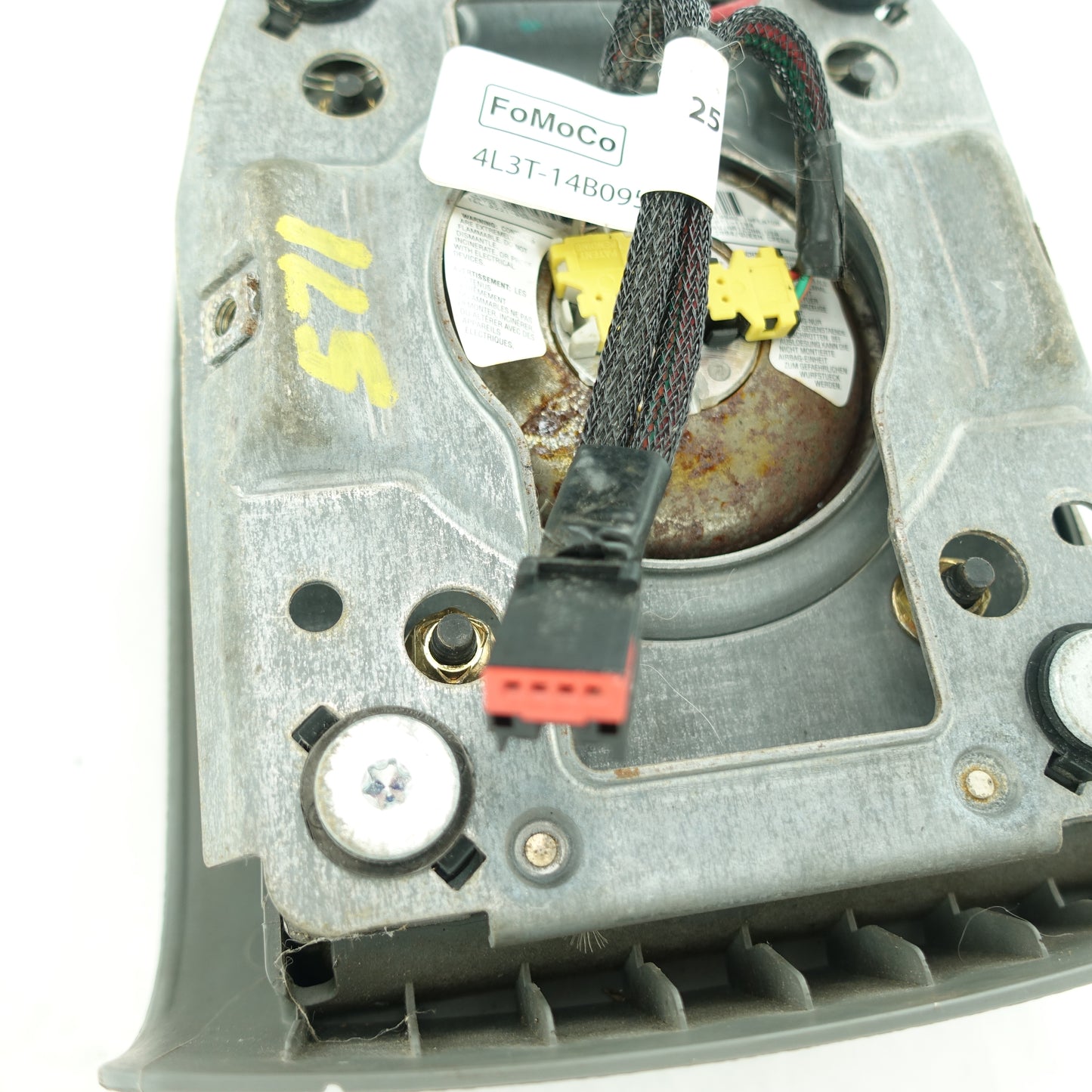 Damage Ford F150 F-150 Steering Wheel Airbag Air Bag Gray 2004 2005 2006 2007 2008