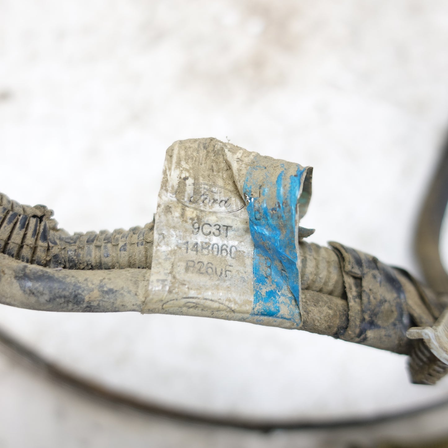 2009 Ford F550 6.8L V10 Positive Negative Battery Cable Wire