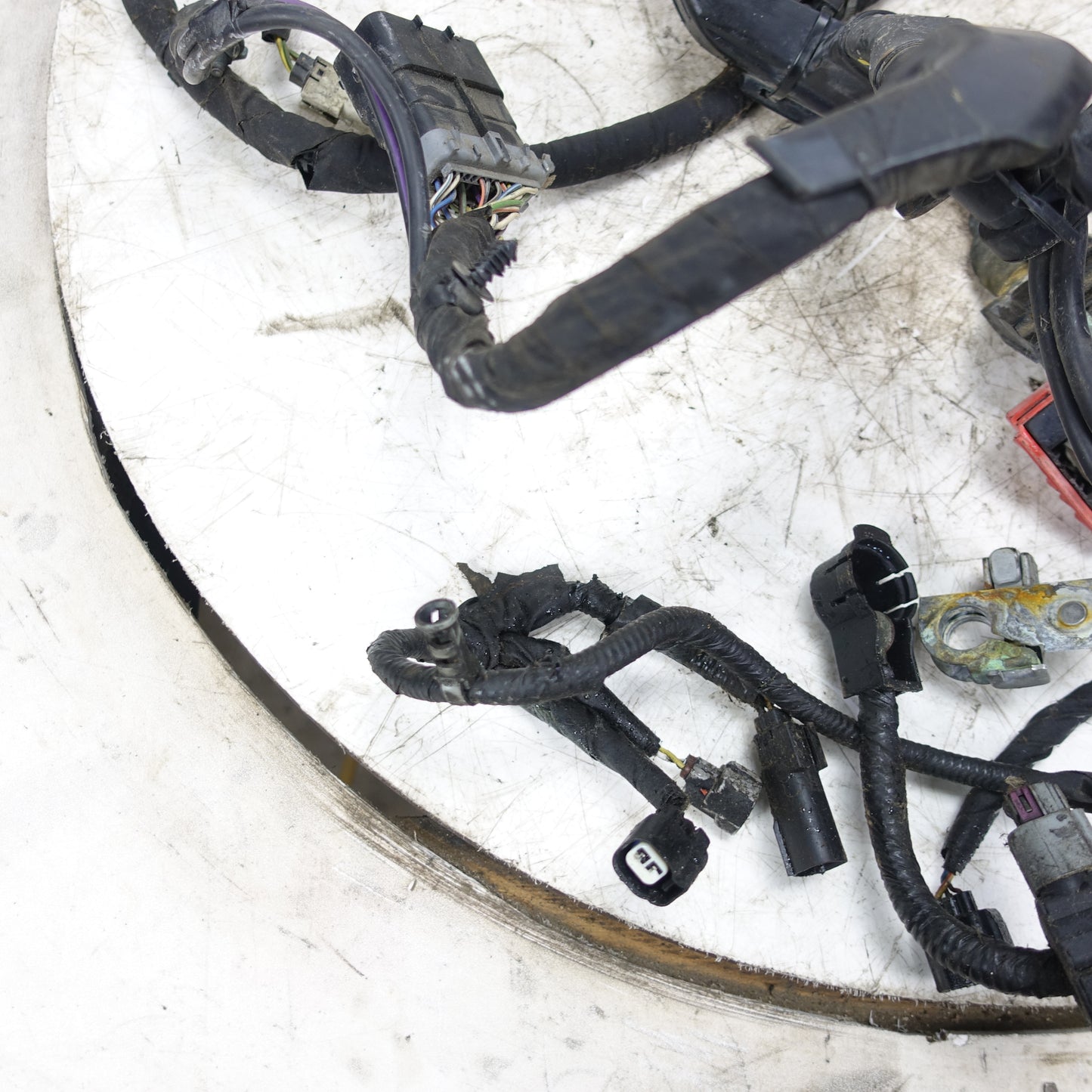 2013 2014 15 Ford Taurus 3.5 Turbo Positive Negative Battery Cable Wire Harness