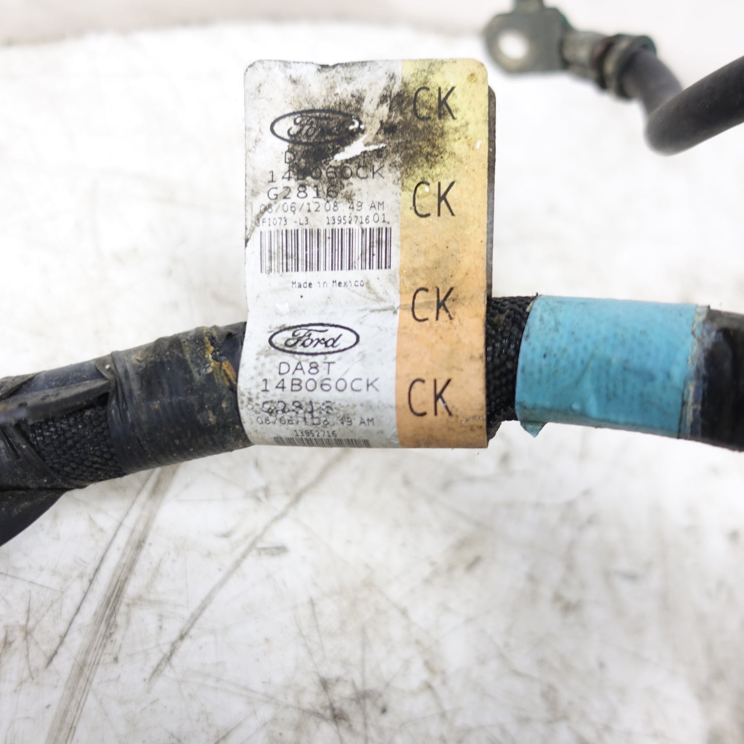 2013 2014 15 Ford Taurus 3.5 Turbo Positive Negative Battery Cable Wire Harness