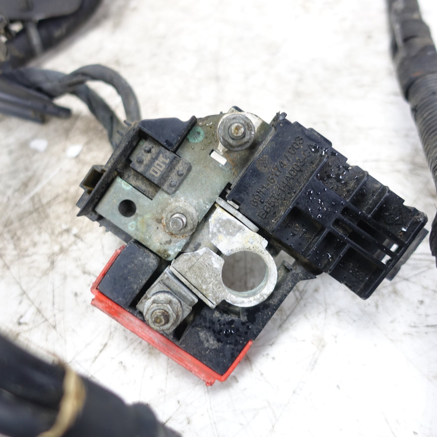 2013 2014 15 Ford Taurus 3.5 Turbo Positive Negative Battery Cable Wire Harness