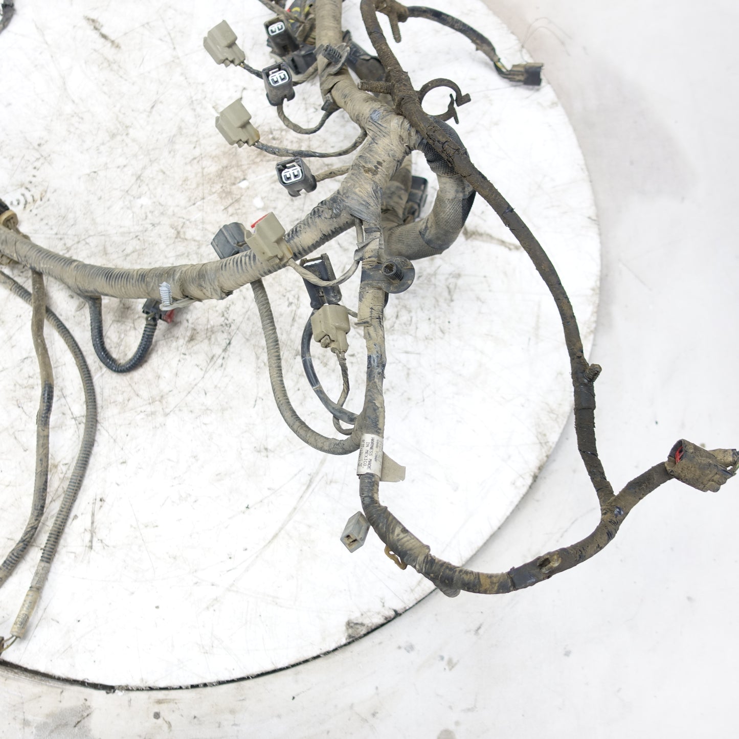 Damage 2009 Ford F550 6.8L V10 Engine Wire Harness