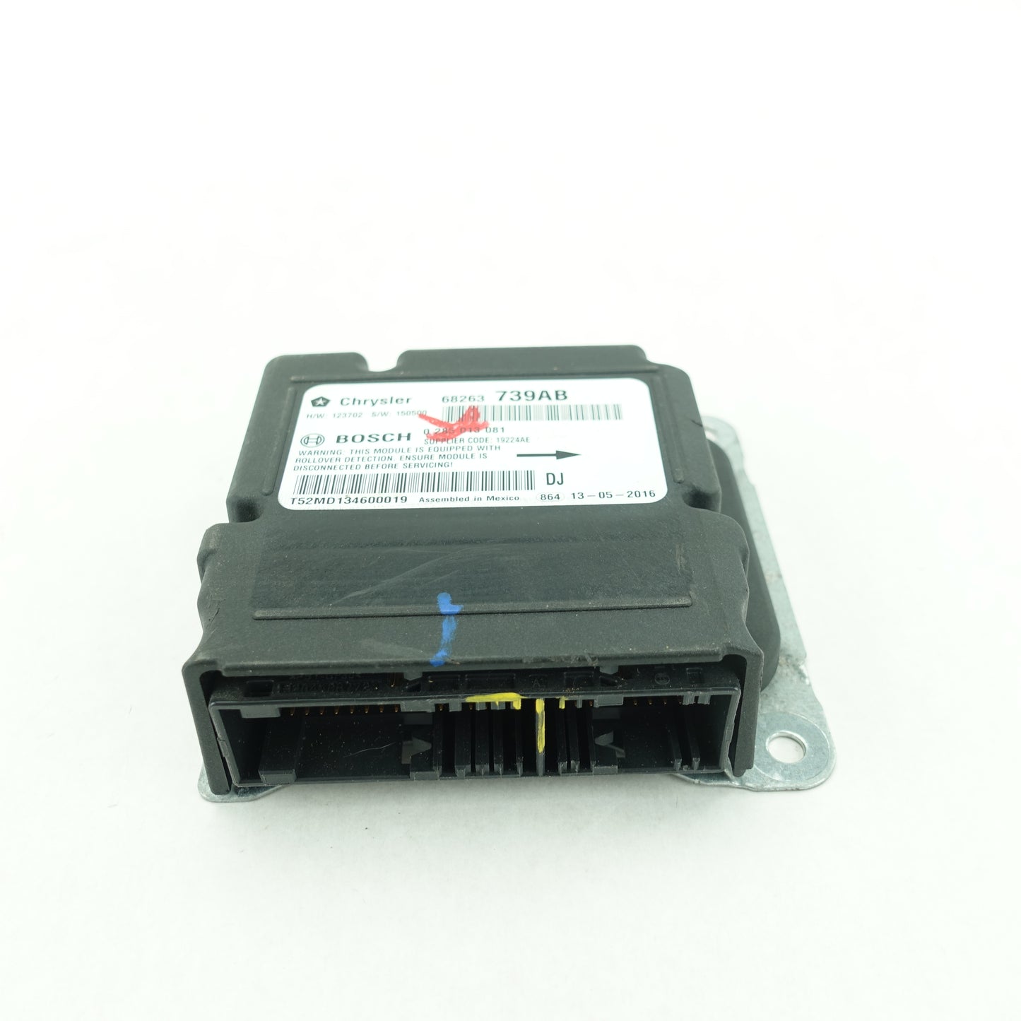 2014 2015 2016 2017 2018 Ram 2500 Crew Mega Cab Restraint Airbag Air Bag Control Module Computer