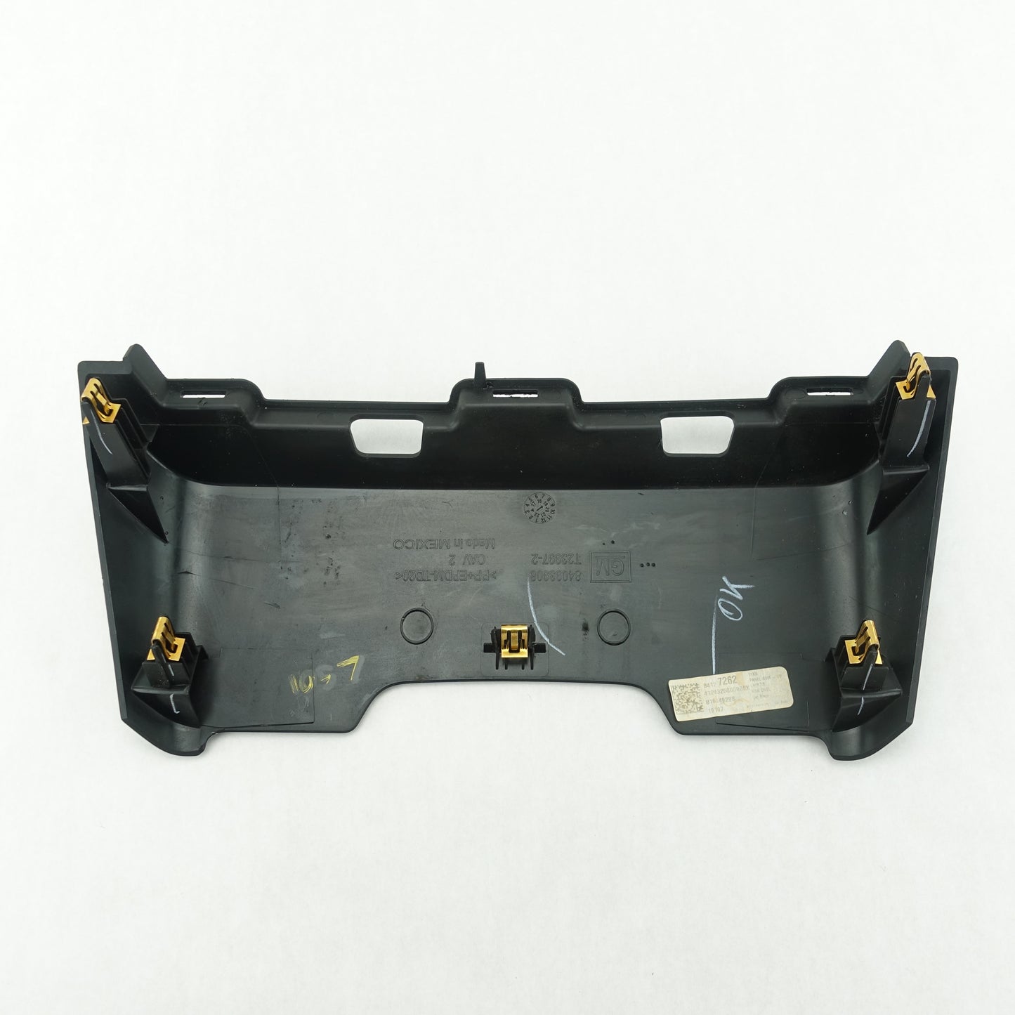 2019 2020 2021 2022 Silverado Sierra Center Dash Filler Trim Panel Black