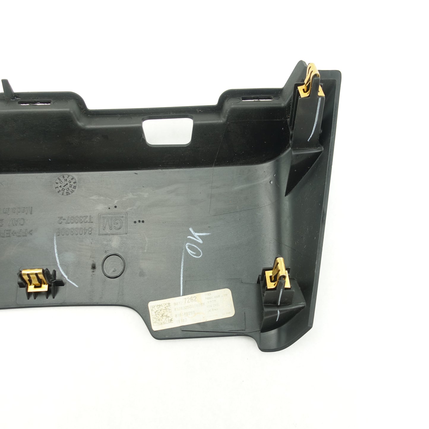 2019 2020 2021 2022 Silverado Sierra Center Dash Filler Trim Panel Black