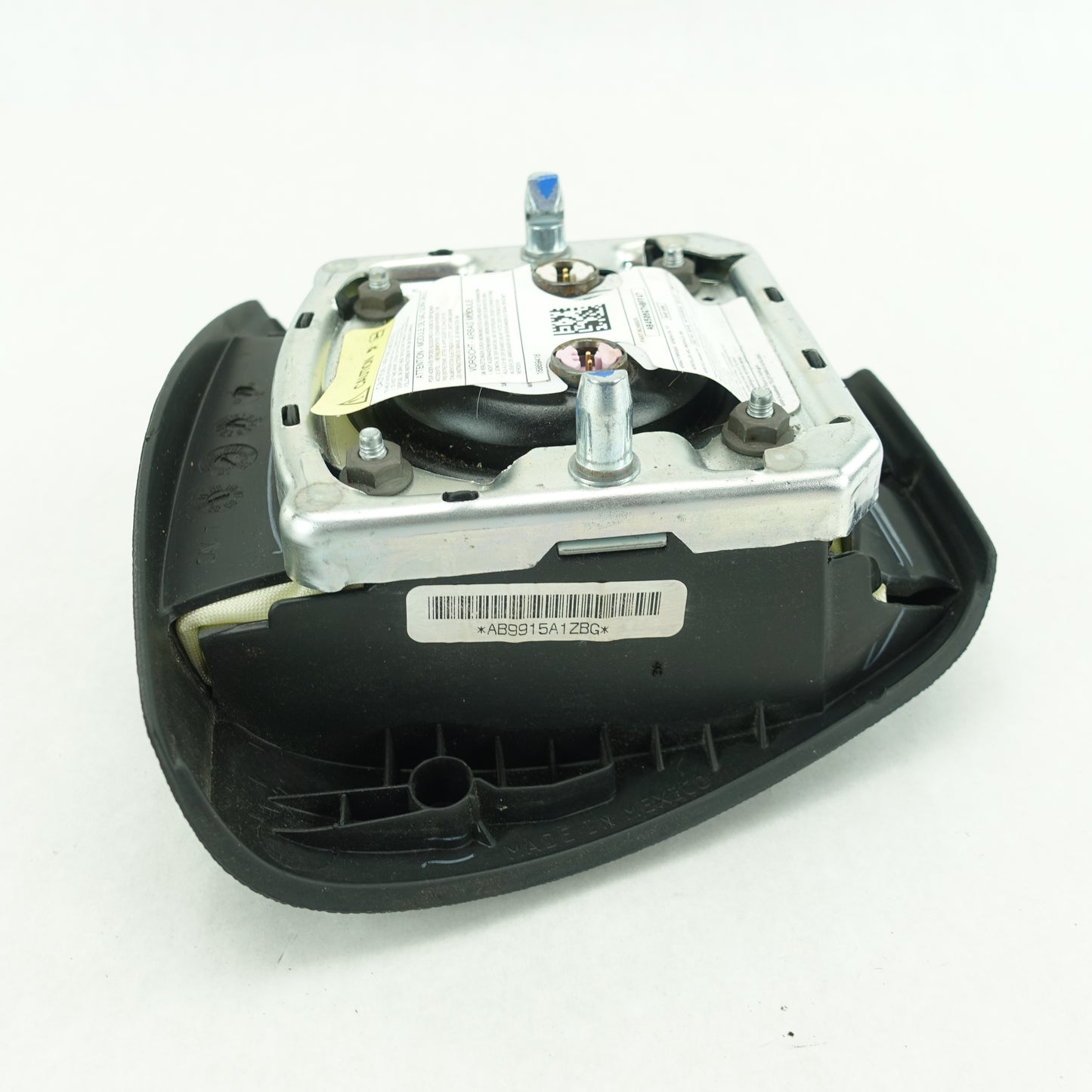 (Dented) 2008 2009 2010 Silverado 1500 Steering Wheel Driver Airbag Air Bag Two Connectors Black