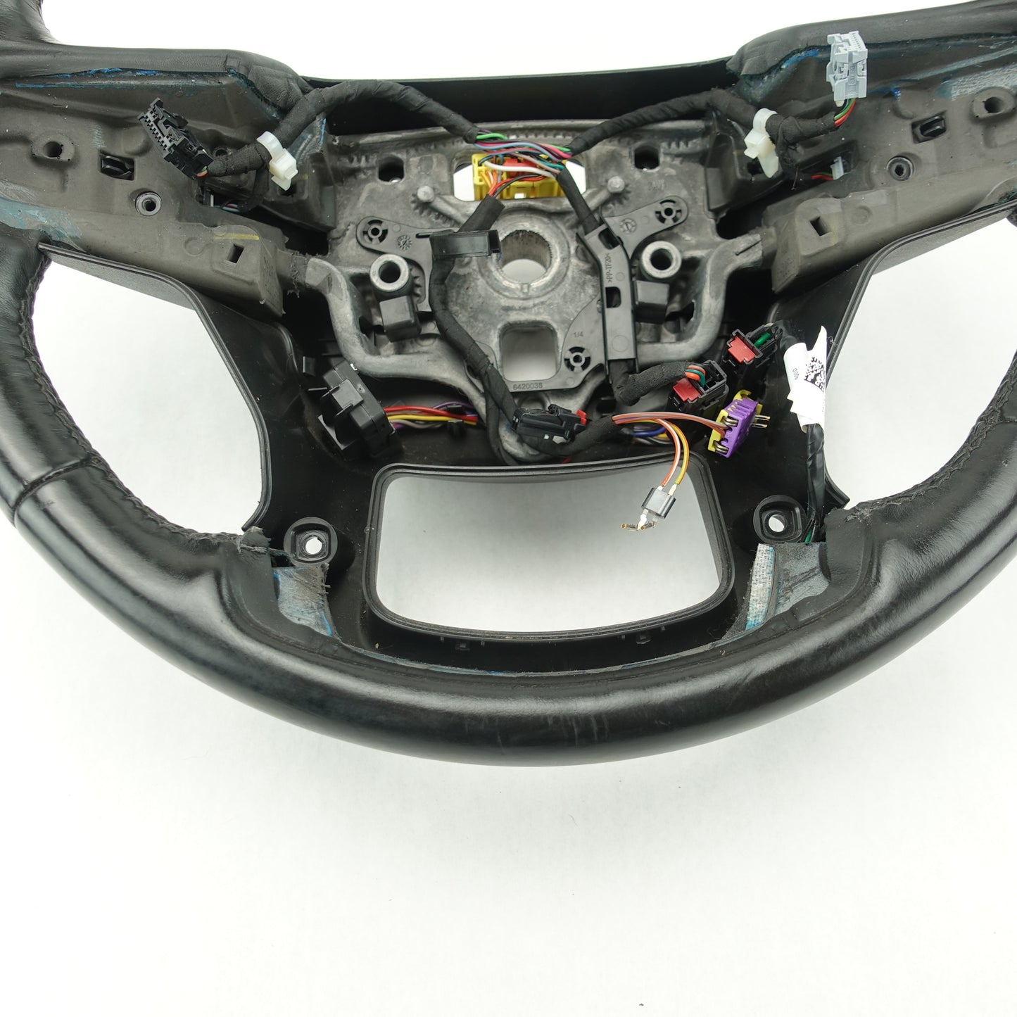 Damage 2020 2021 2022 2023 Silverado Sierra Steering Wheel Leather Heated Black
