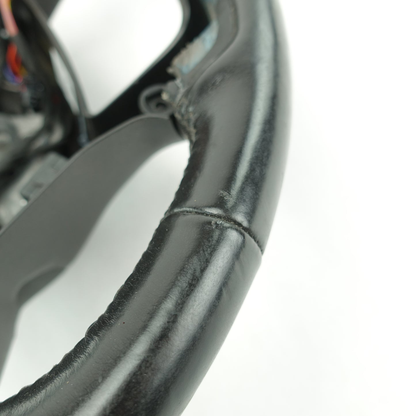 Damage 2020 2021 2022 2023 Silverado Sierra Steering Wheel Leather Heated Black