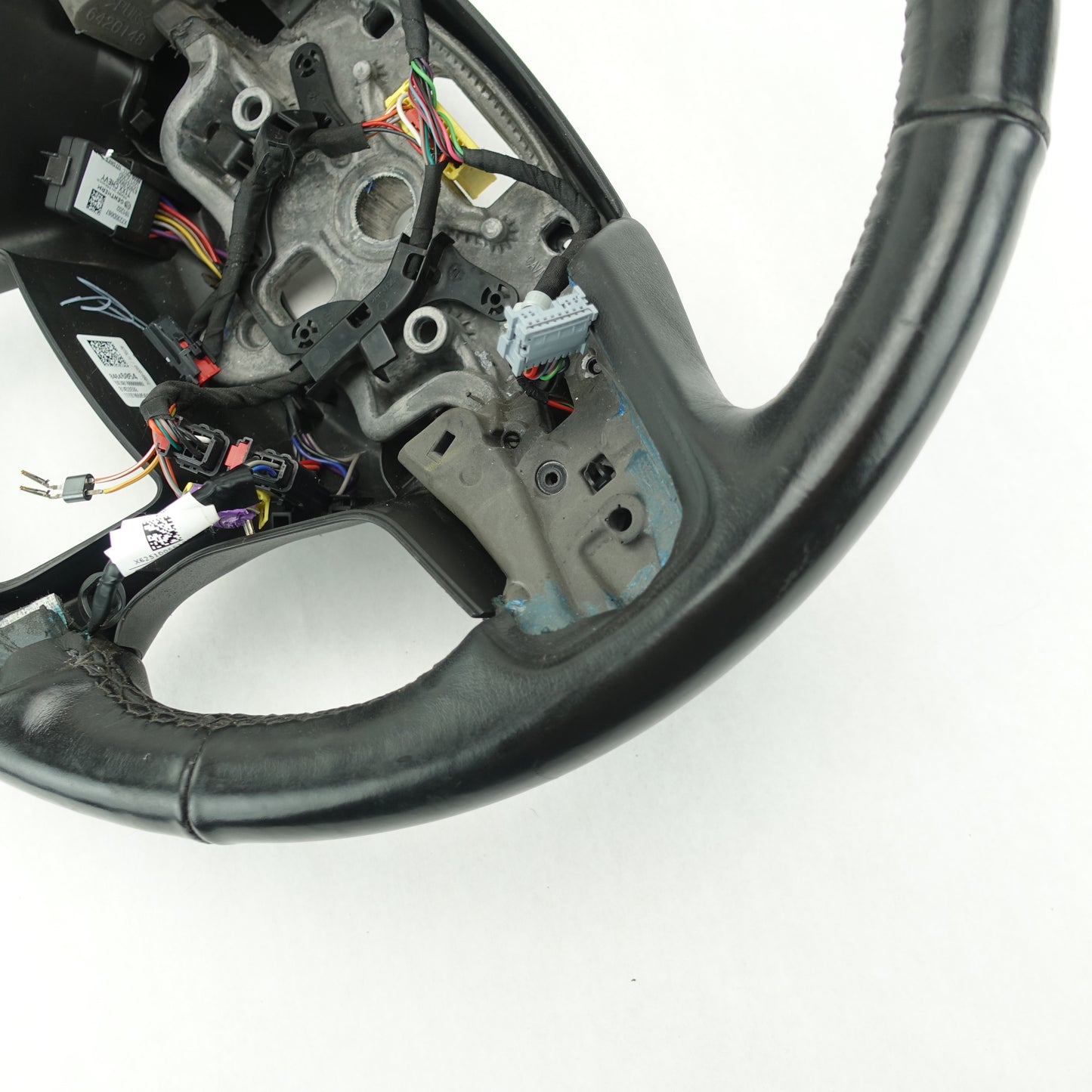 Damage 2020 2021 2022 2023 Silverado Sierra Steering Wheel Leather Heated Black