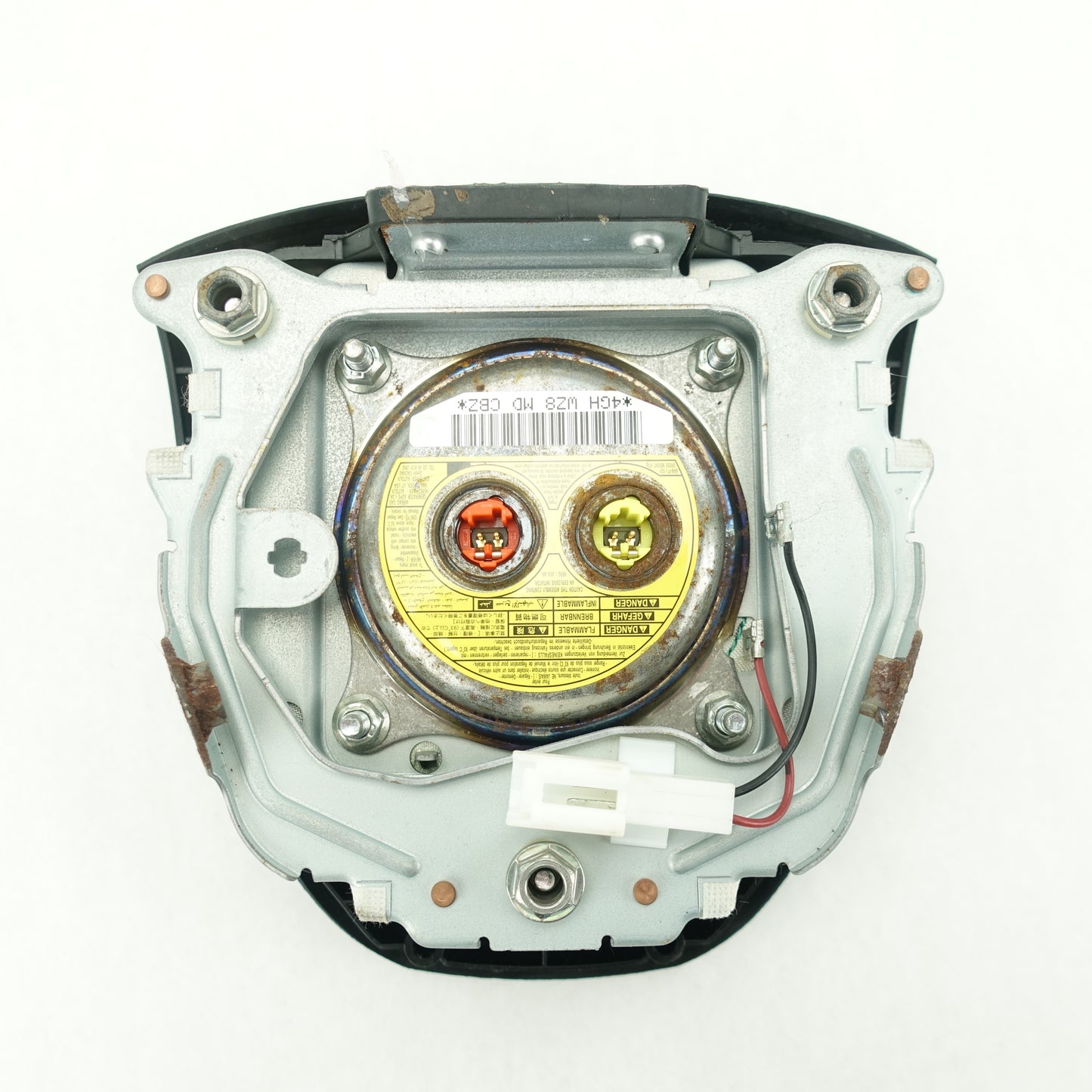 Damage 2010 2011 2012 2013 Mazda 3 Driver Steering Wheel Airbag Air Bag With Wheel Mounted Audio Control Black