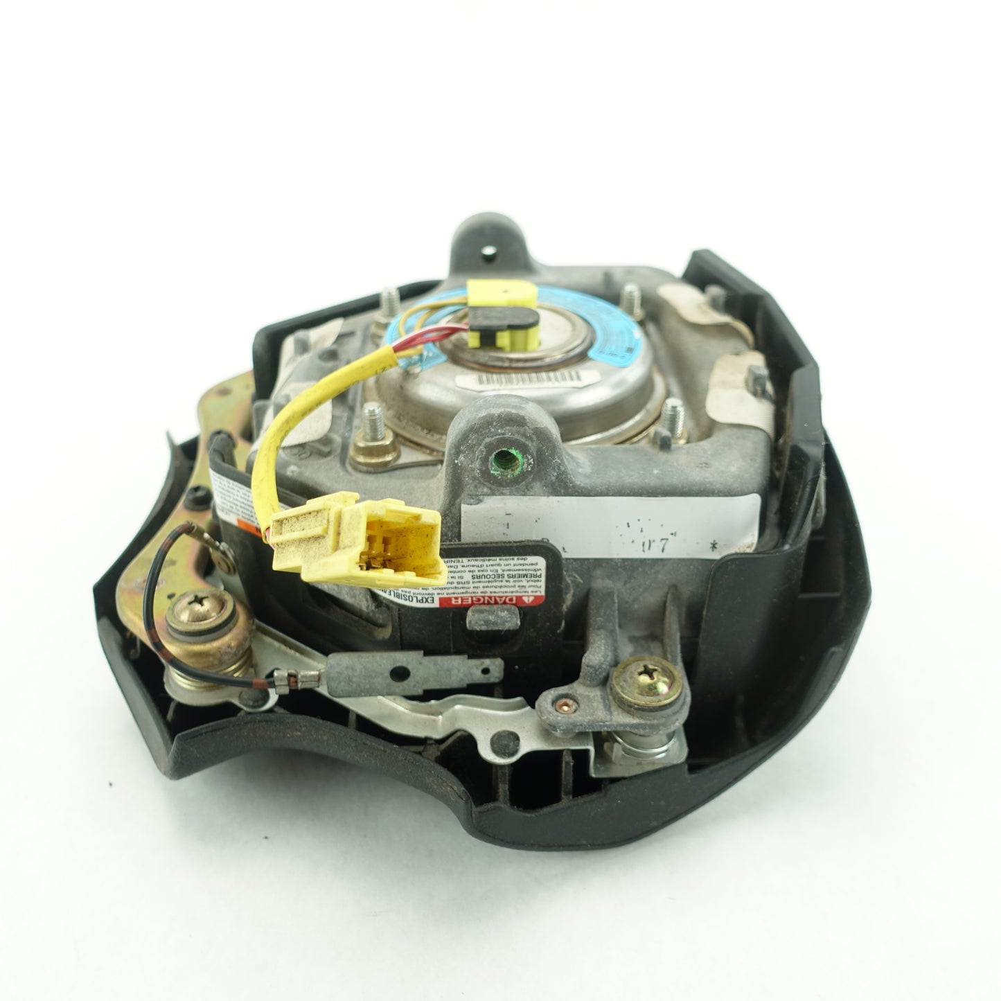 Damage 2006 2007 Honda Accord Sedan 3.0L Steering Wheel Airbag Air Bag Black