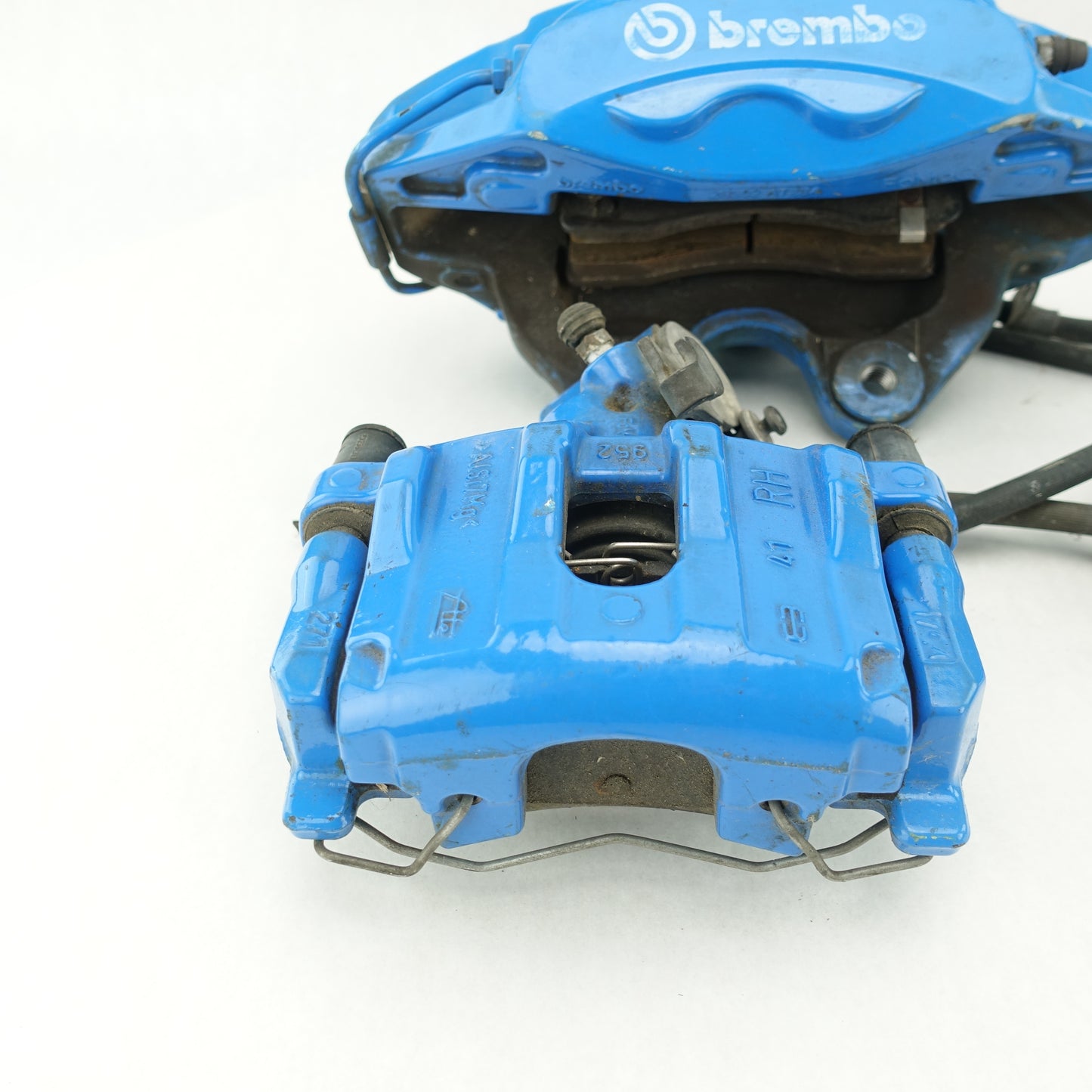 2016 2017 2018 Ford Focus RS Brake Calipers Front & Rear Caliper Set Brembo Blue