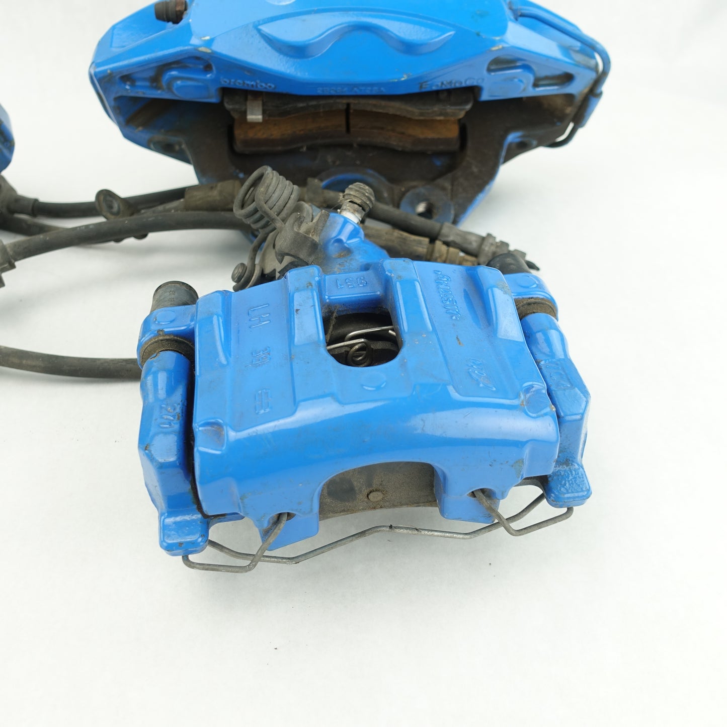 2016 2017 2018 Ford Focus RS Brake Calipers Front & Rear Caliper Set Brembo Blue