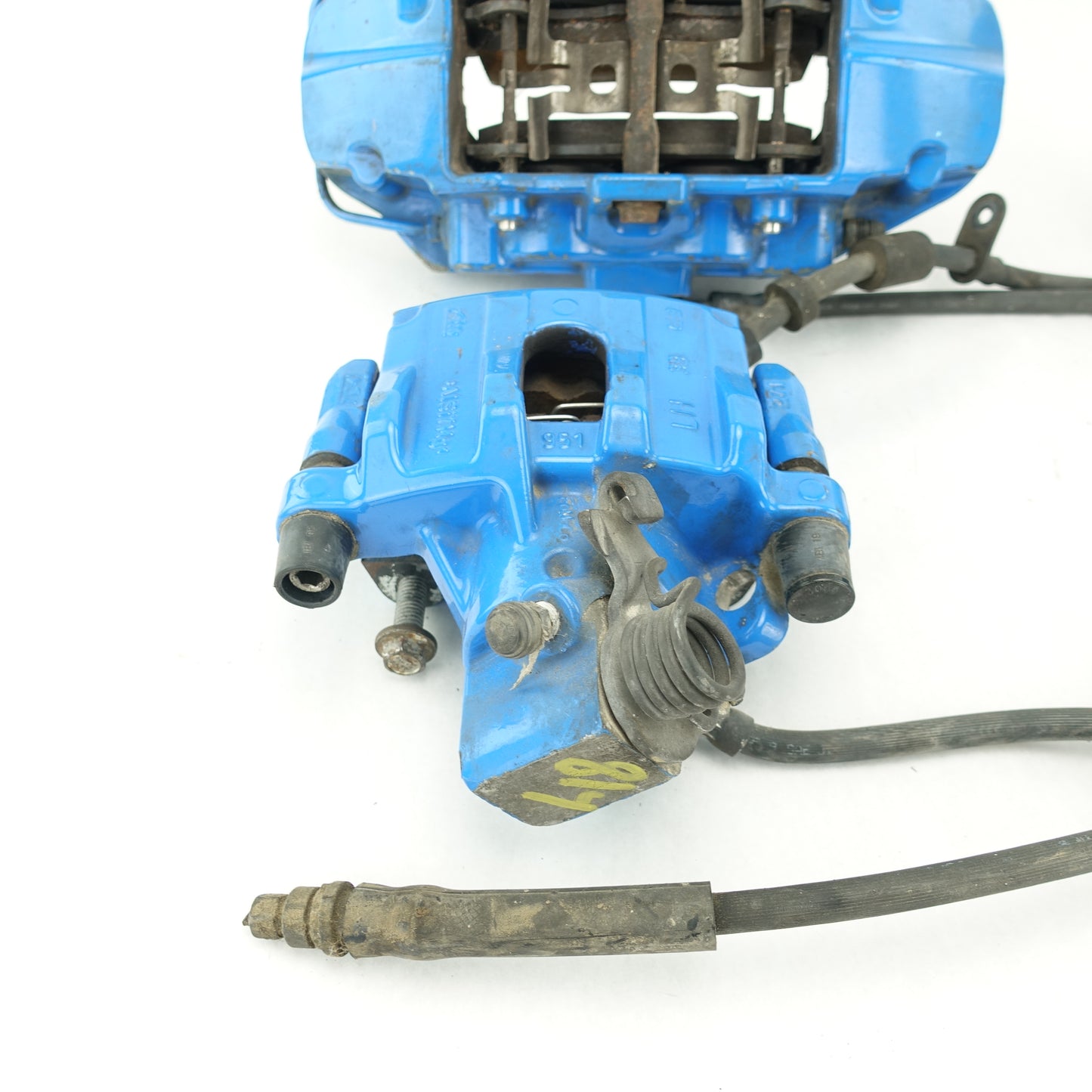 2016 2017 2018 Ford Focus RS Brake Calipers Front & Rear Caliper Set Brembo Blue