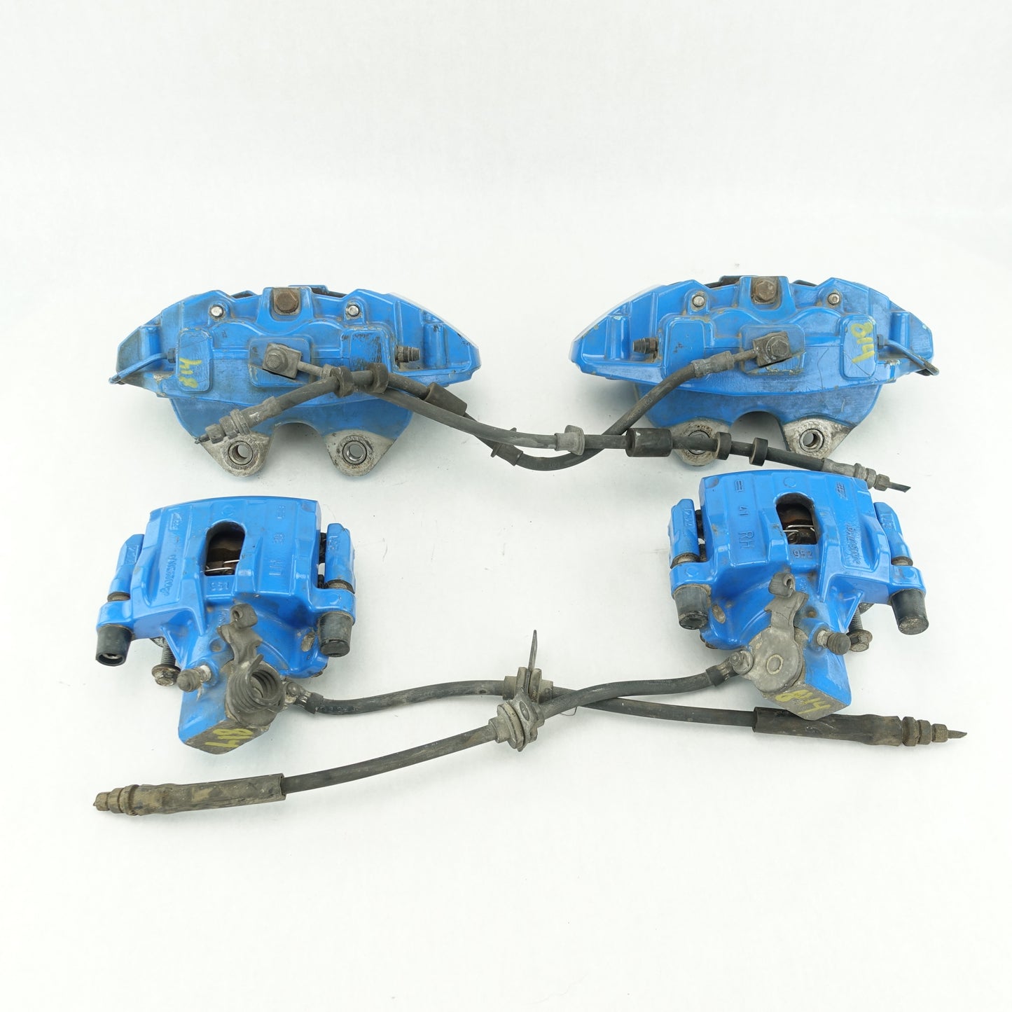 2016 2017 2018 Ford Focus RS Brake Calipers Front & Rear Caliper Set Brembo Blue