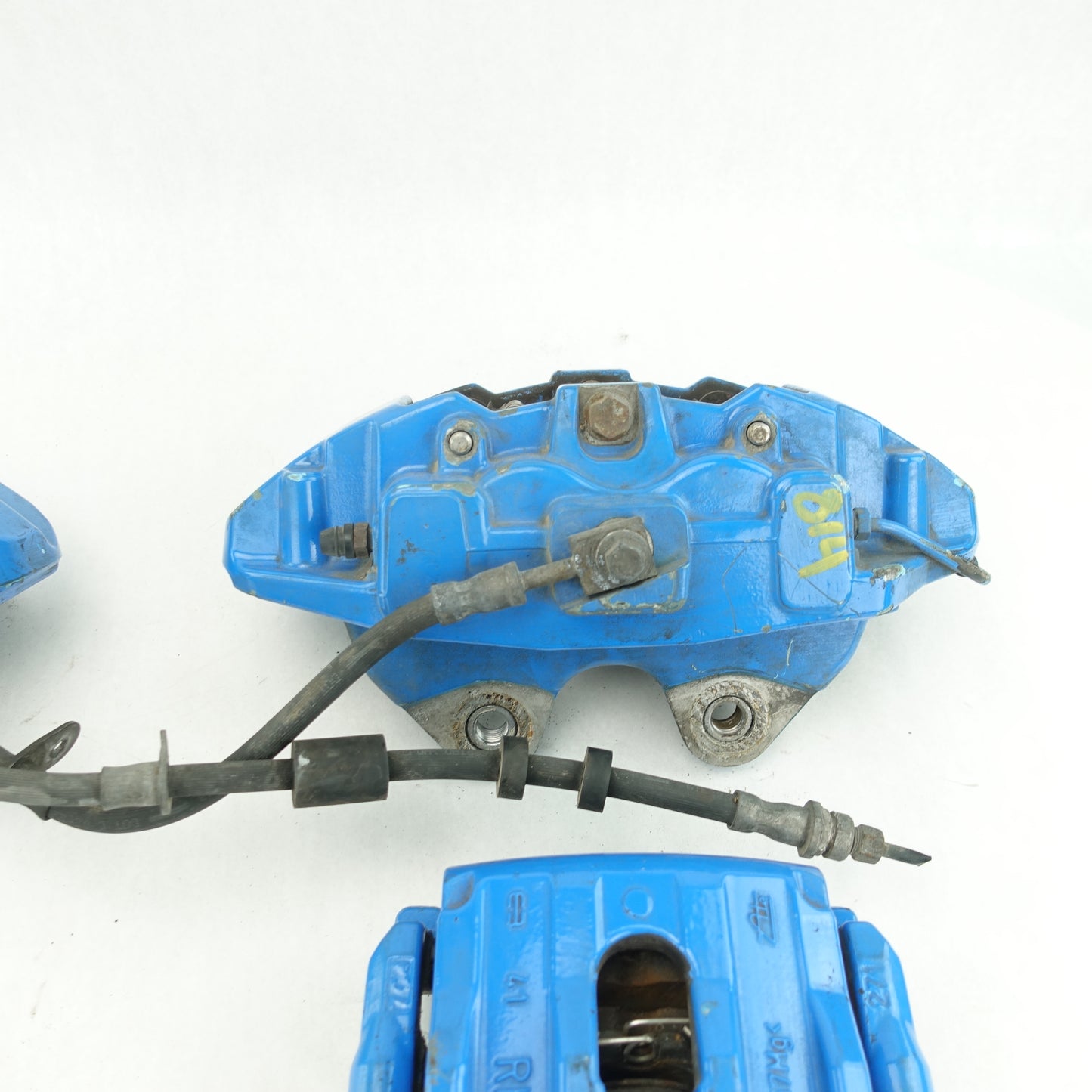 2016 2017 2018 Ford Focus RS Brake Calipers Front & Rear Caliper Set Brembo Blue