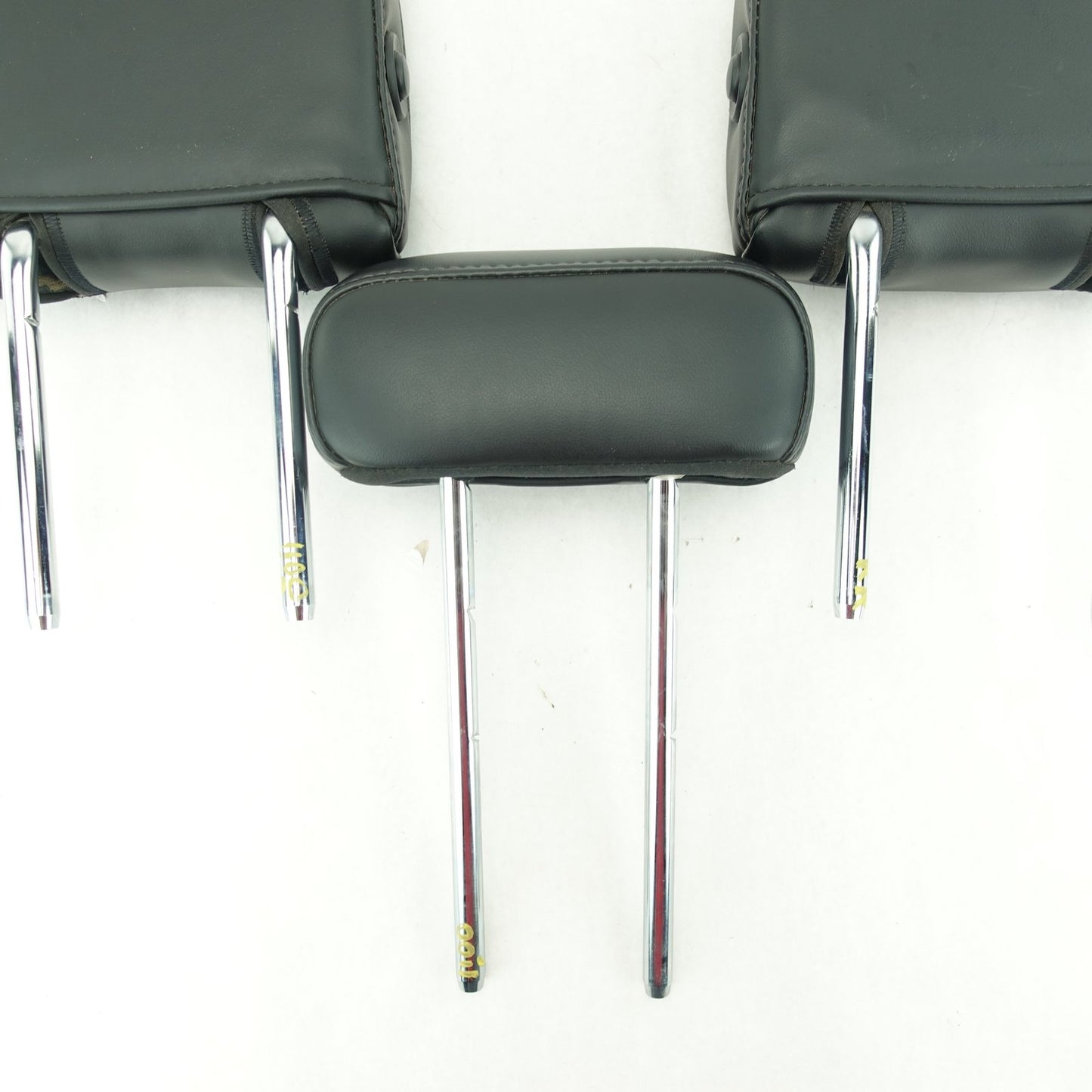 2015 2016 2017 2018 2019 Ford F150 Black Leather Headrest Set Rear Back Seat