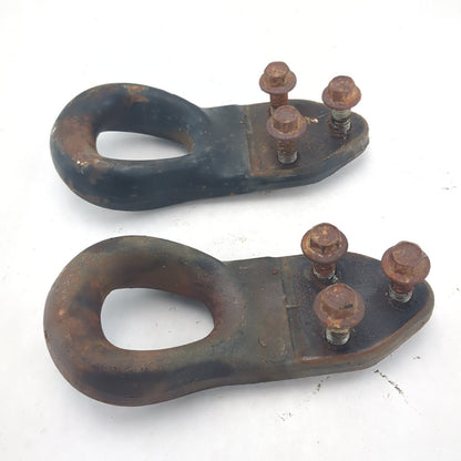 1999 2000 2001 2002 2003 2004 Ford F250 F350 Tow Hook Hooks Left Right Front Set