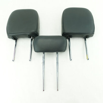 2015 2016 2017 2018 2019 Ford F150 Black Leather Headrest Set Rear Back Seat